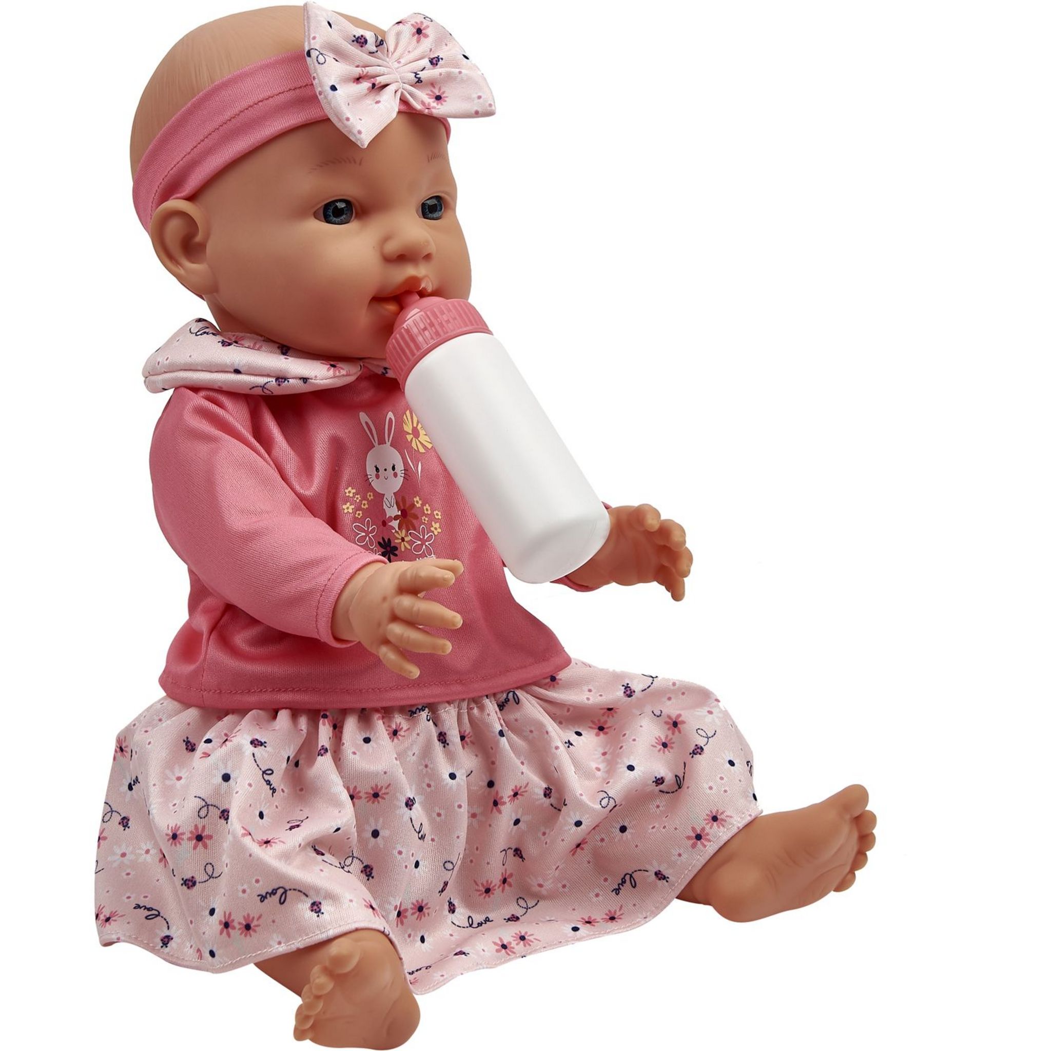 Voir la diapositive 4 : ONE TWO FUN Poupon Bébé Léa fait pipi et ses accessoires