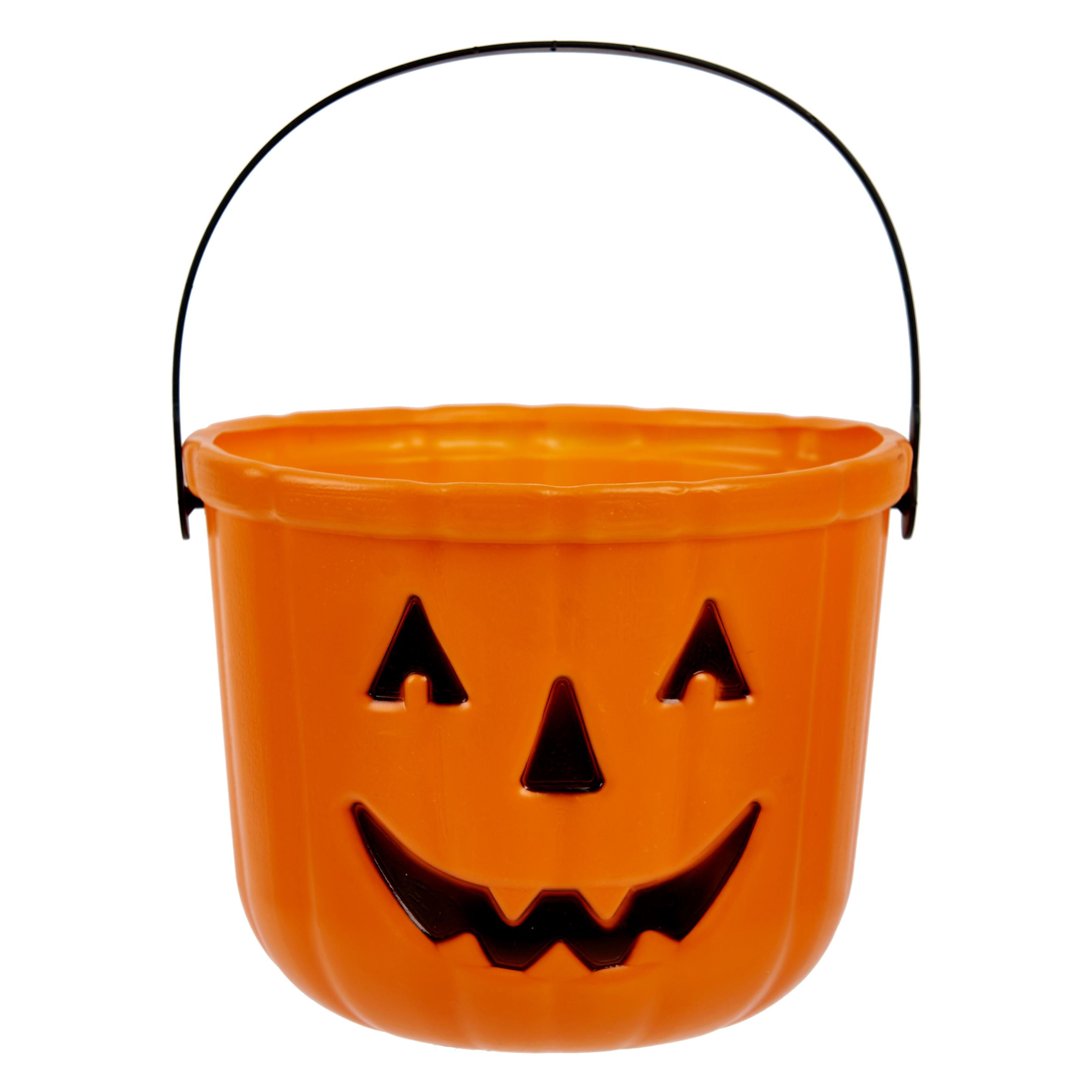 ONE TWO FUN Seau Halloween citrouille orange