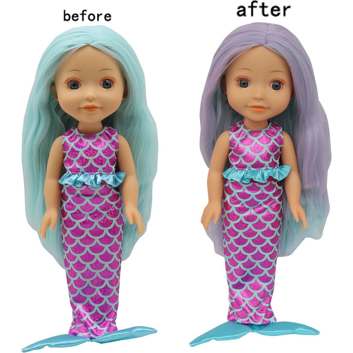 ONE TWO FUN Poupée My Cool & Style Sirène