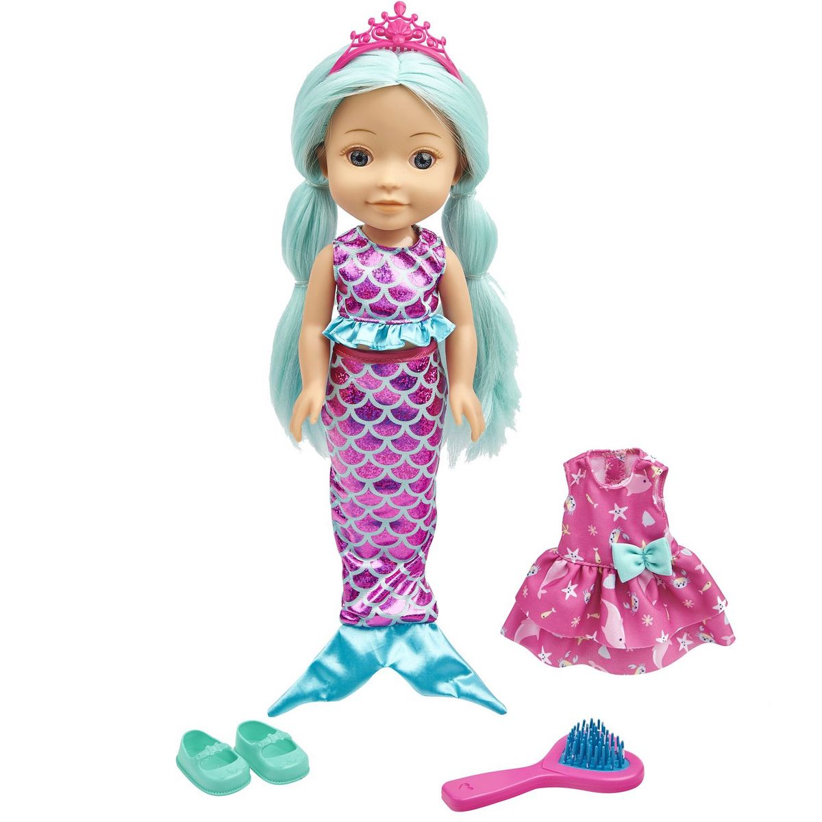 ONE TWO FUN Poupée My Cool & Style Sirène