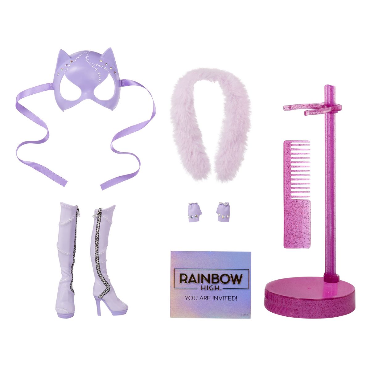 MGA Poupée Rainbow High Bal Costumé - Violet