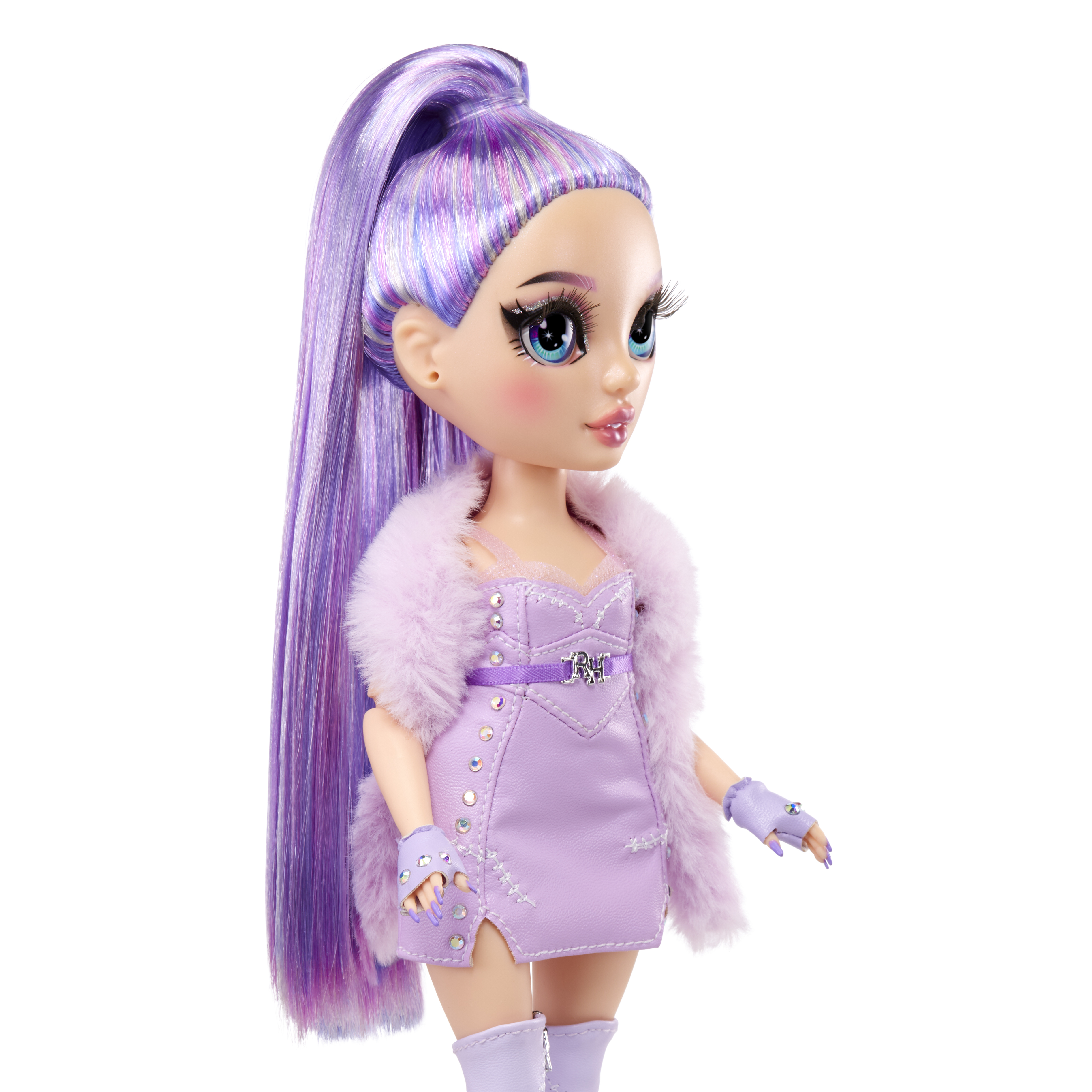 Voir la diapositive 6 : MGA Poupée Rainbow High Bal Costumé - Violet