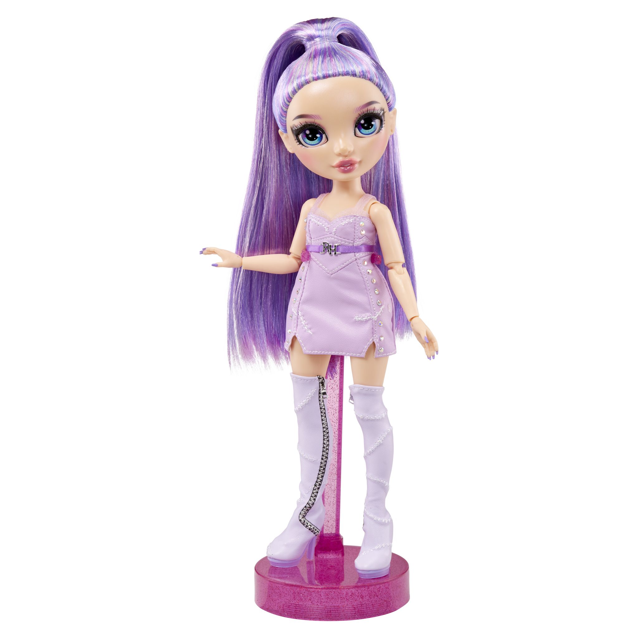 Voir la diapositive 7 : MGA Poupée Rainbow High Bal Costumé - Violet