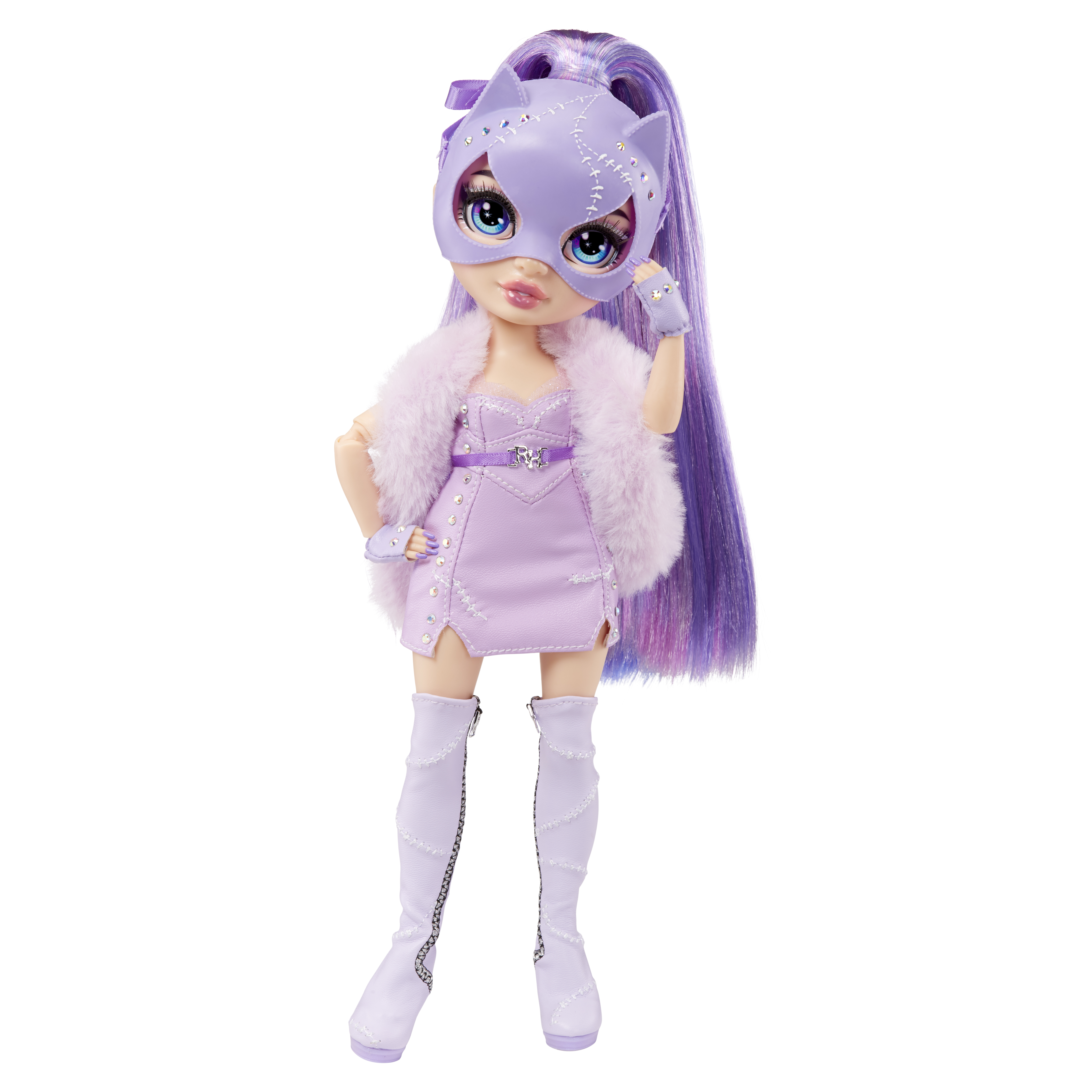 Voir la diapositive 8 : MGA Poupée Rainbow High Bal Costumé - Violet