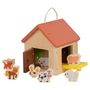 Voir la diapositive 4 : ONE TWO FUN Ma ferme en bois Montessori