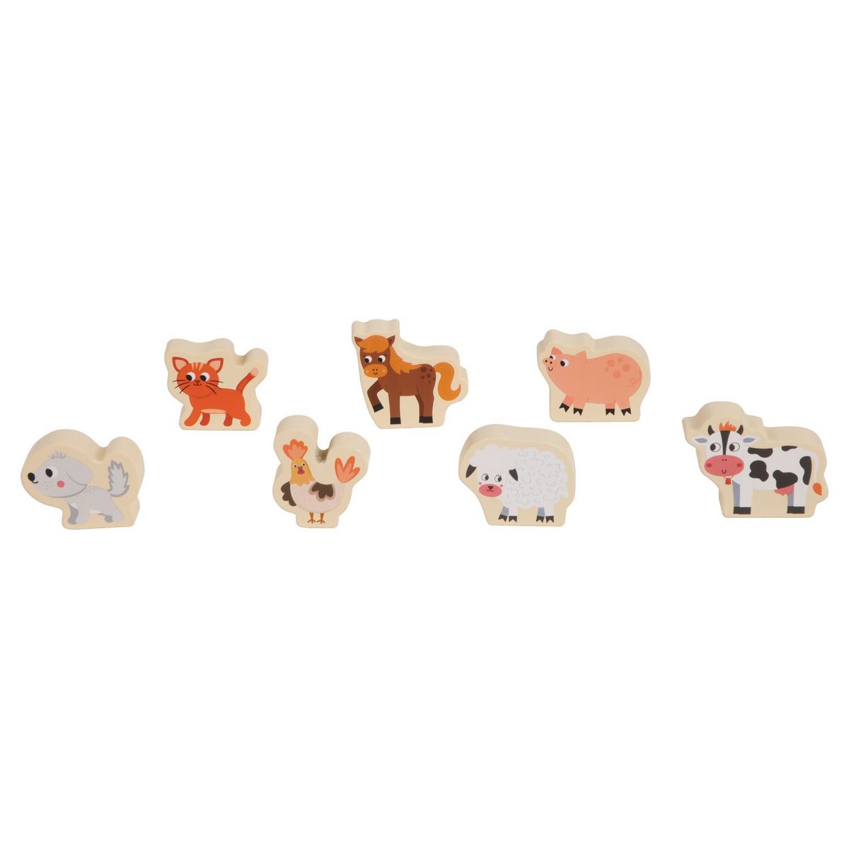 ONE TWO FUN Ma ferme en bois Montessori