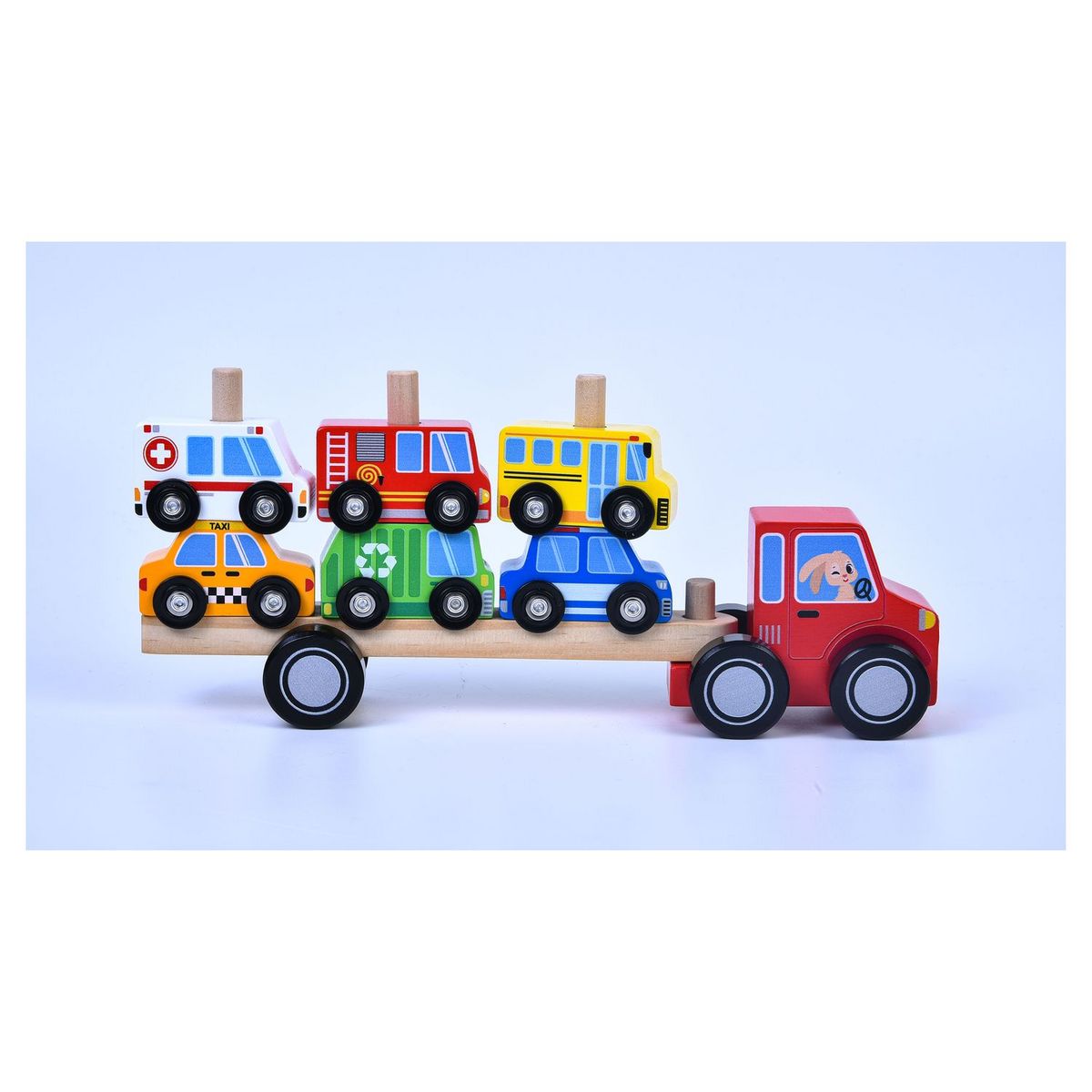 ONE TWO FUN My Léo Camion de Transport de Voiture