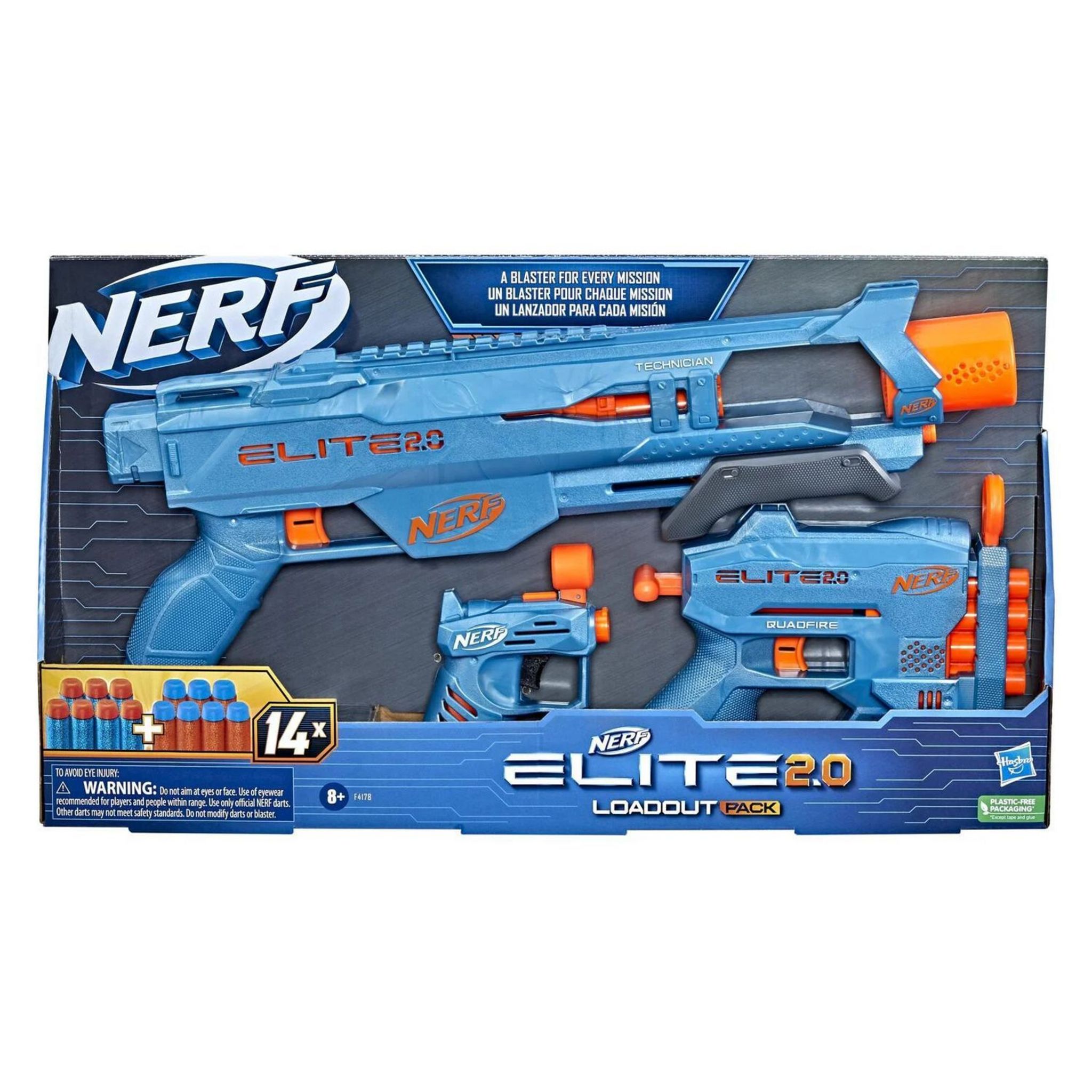 Voir la diapositive 3 : HASBRO Nerf Elite 2.0 Loadoutpack