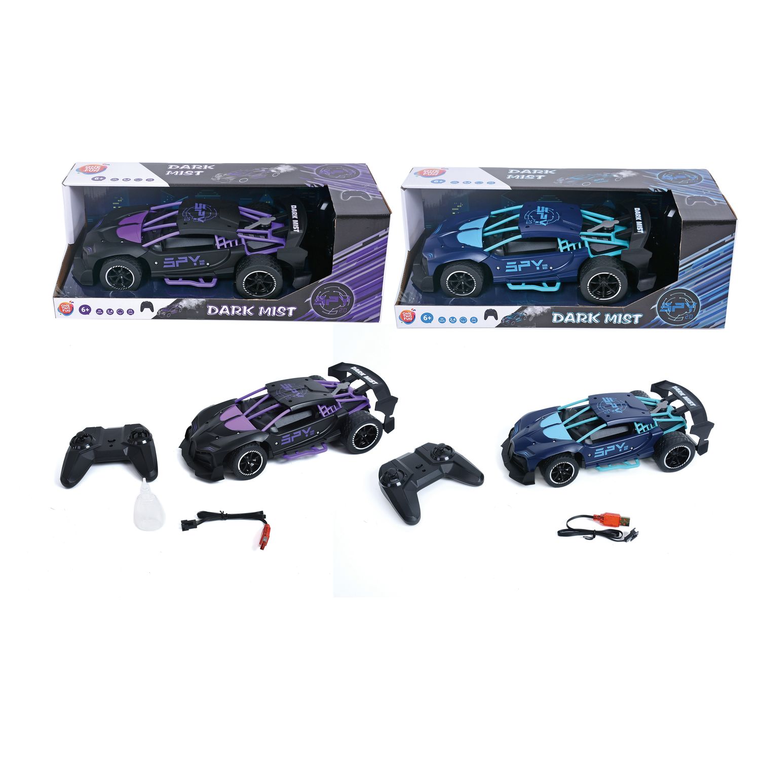 Voir la diapositive 3 : ONE TWO FUN Véhicule RC Spy Darkmist 2.4G