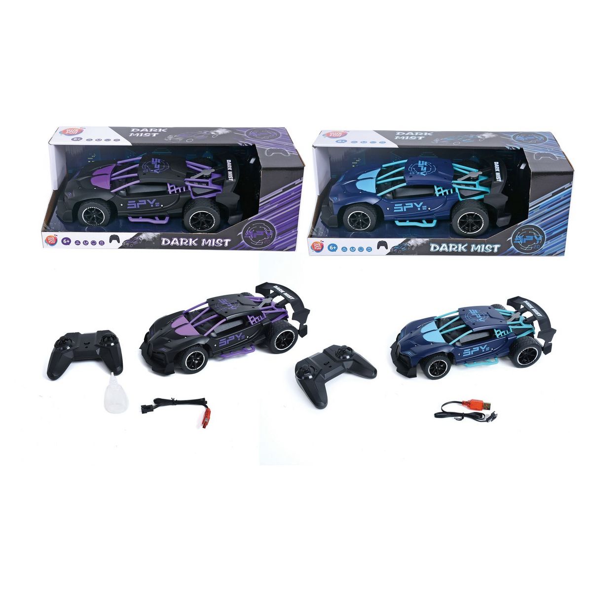 ONE TWO FUN Véhicule RC Spy Darkmist 2.4G
