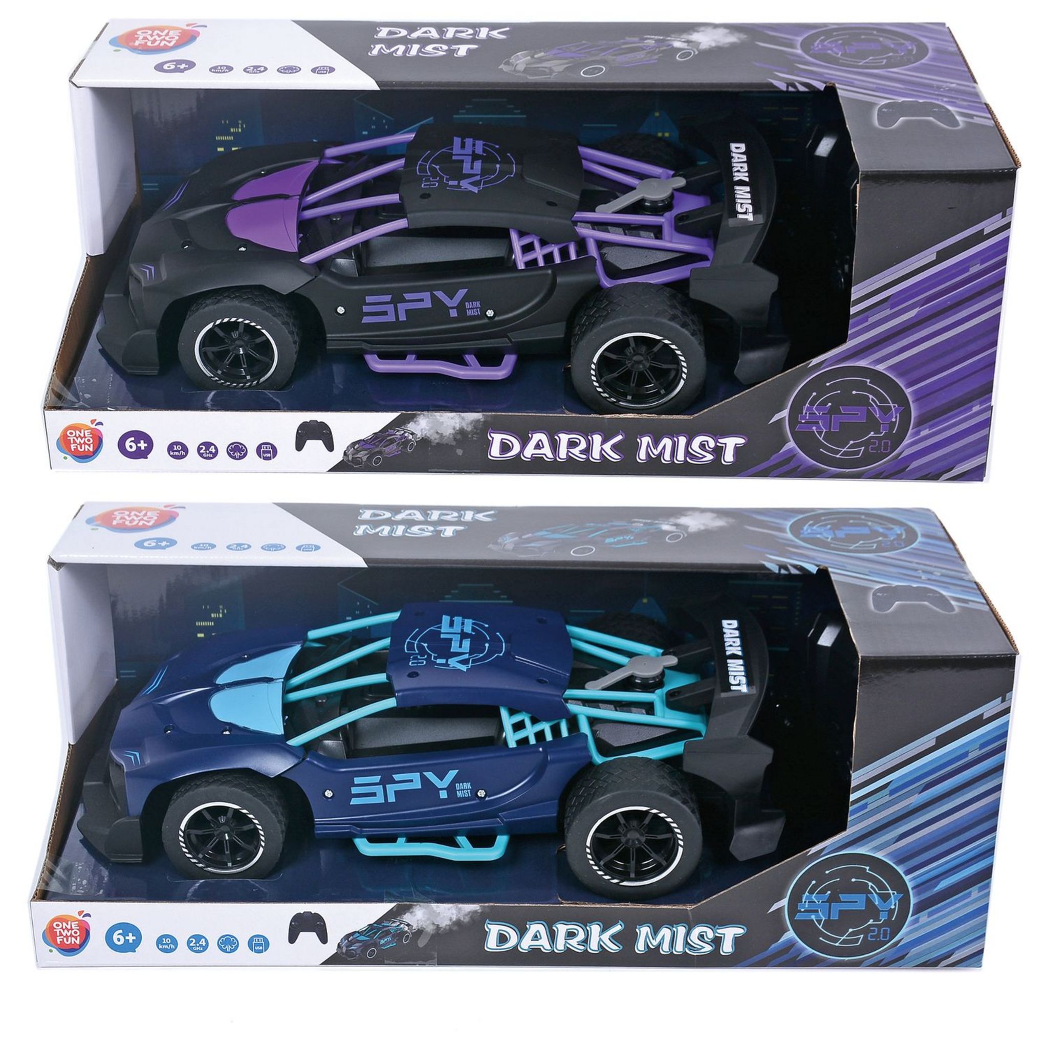 Voir la diapositive 5 : ONE TWO FUN Véhicule RC Spy Darkmist 2.4G