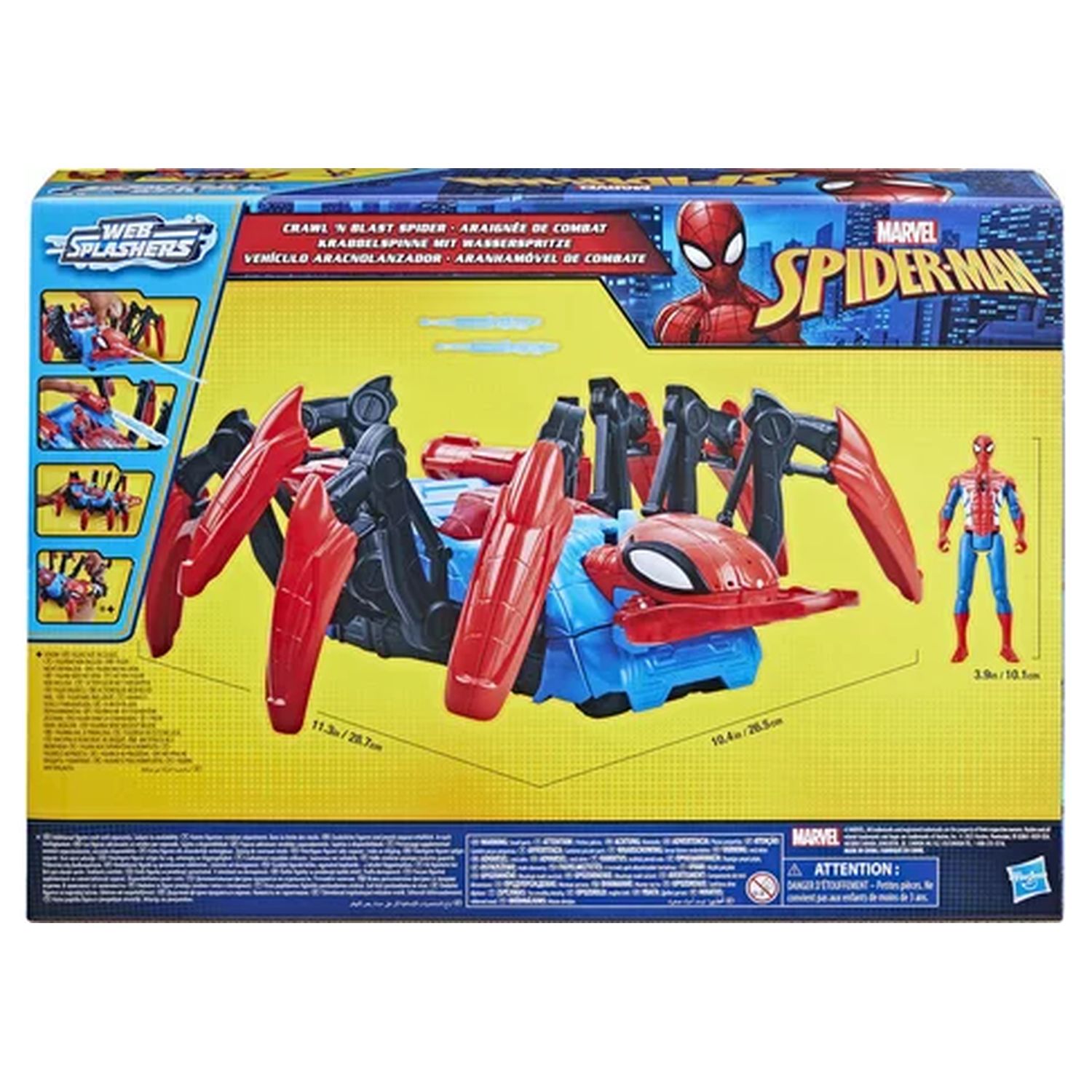 Voir la diapositive 2 : HASBRO Araignée de combat Spider Man
