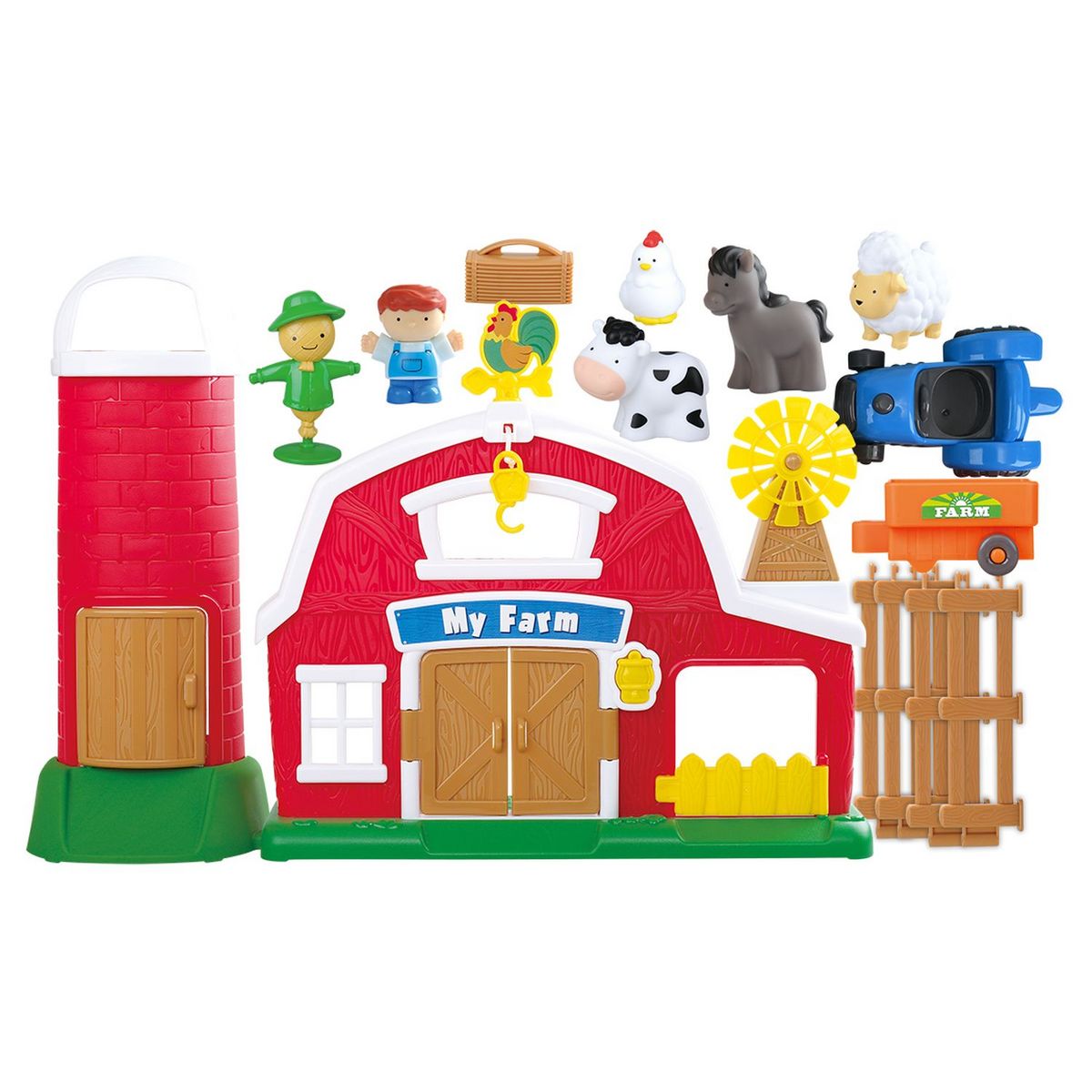 ONE TWO FUN Ensemble de jeu Mon coffret Ferme