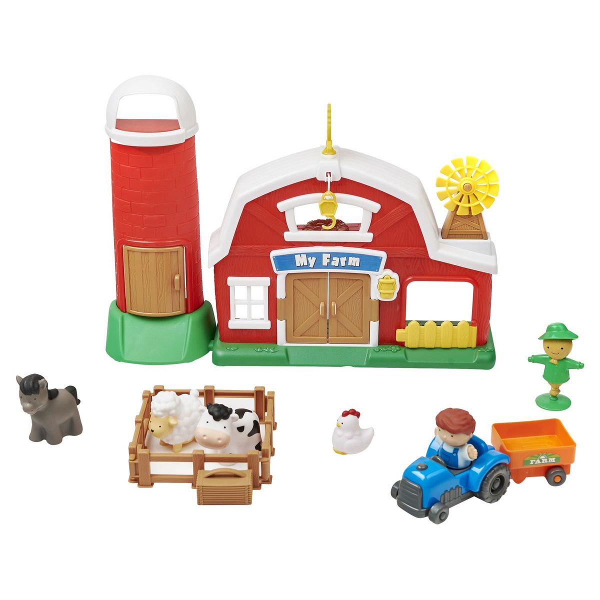 ONE TWO FUN Ensemble de jeu Mon coffret Ferme