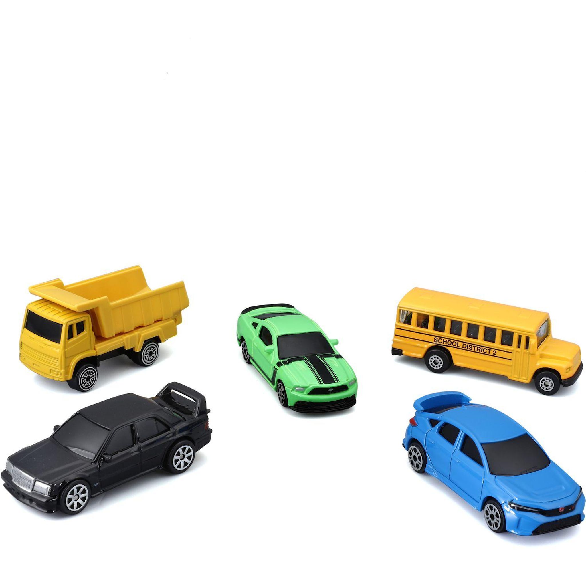 Voir la diapositive 14 : ONE TWO FUN Pack de 5 véhicules échelle 1/64ème