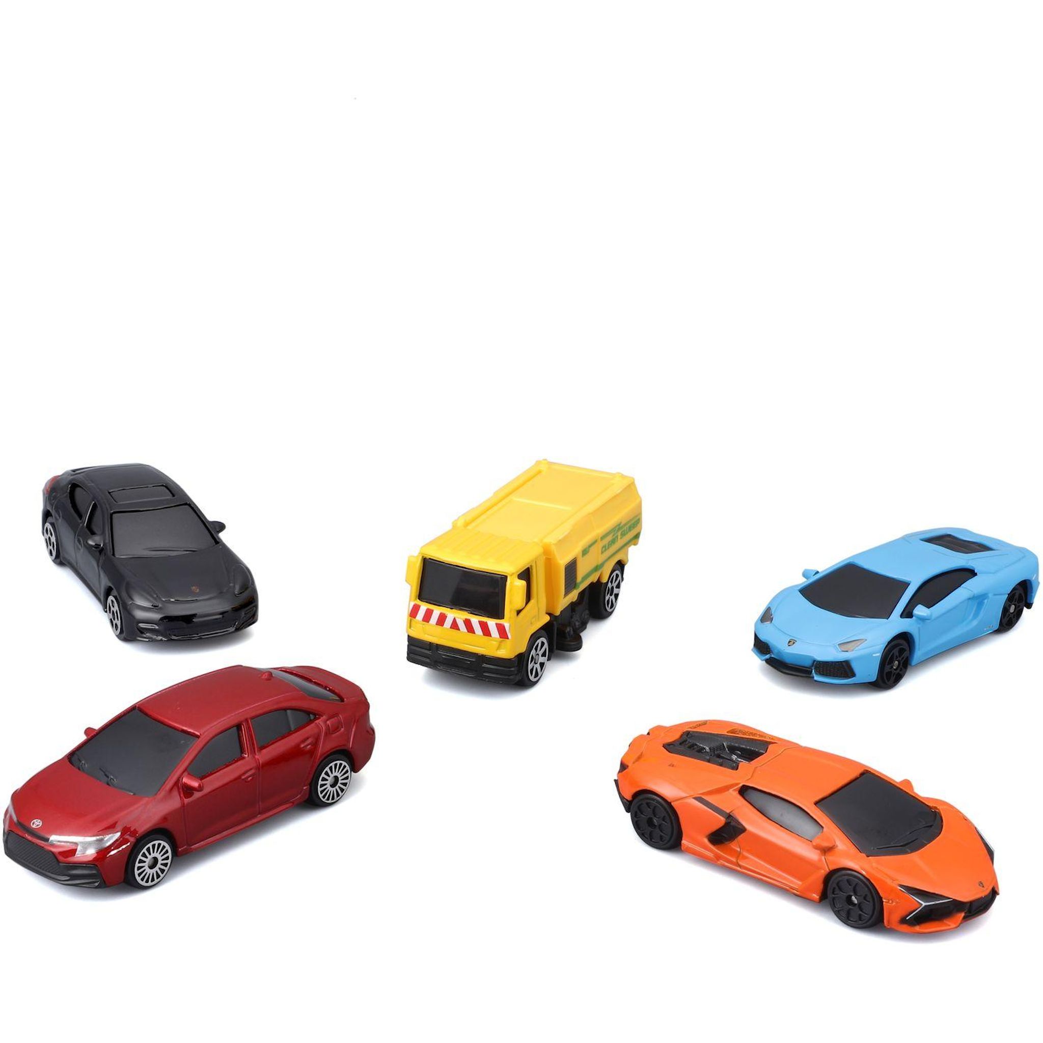 Voir la diapositive 11 : ONE TWO FUN Pack de 5 véhicules échelle 1/64ème