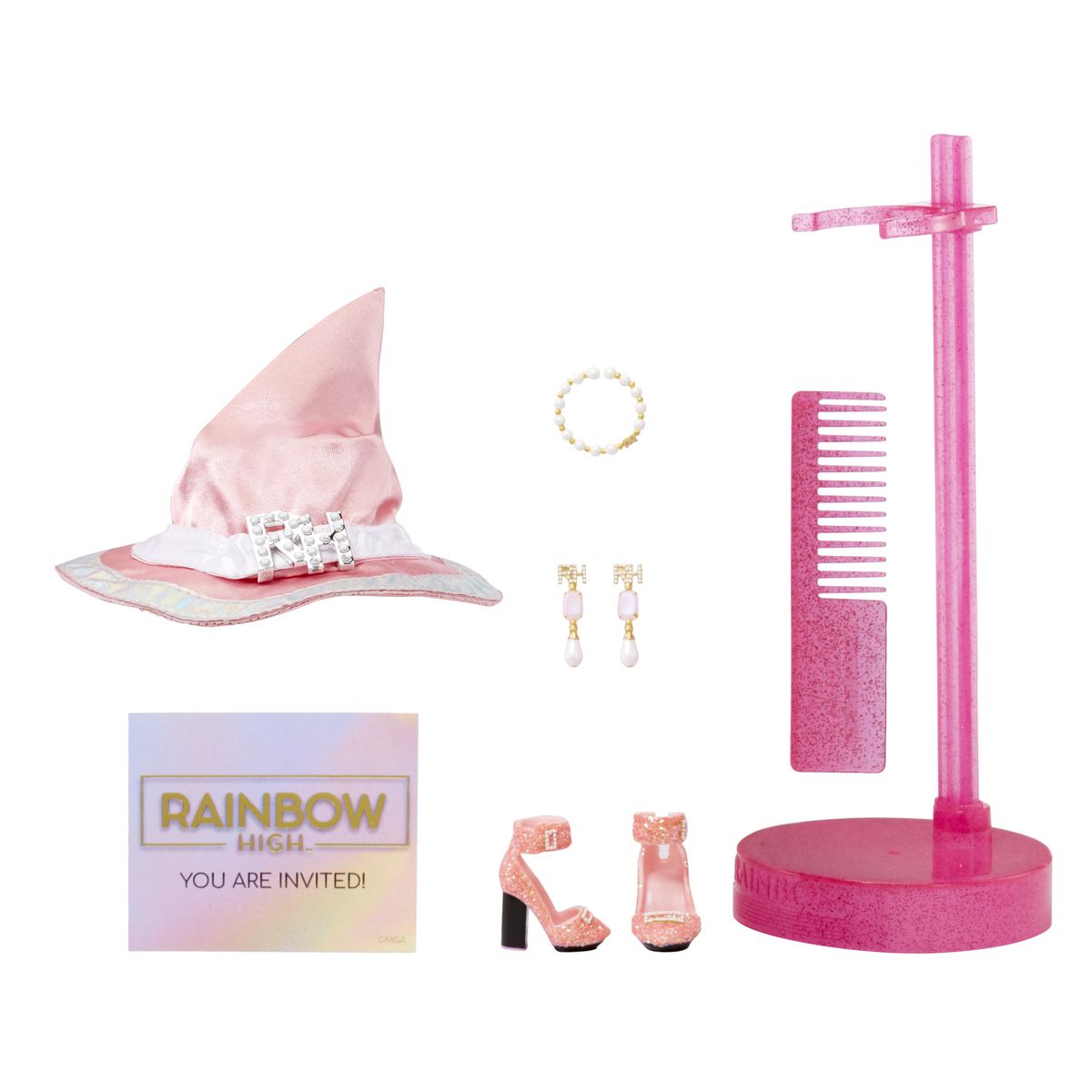 MGA Poupée Rainbow High Bal costumé - Rose