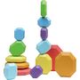Voir la diapositive 1 : ONE TWO FUN Pierres plates Montessori en bois