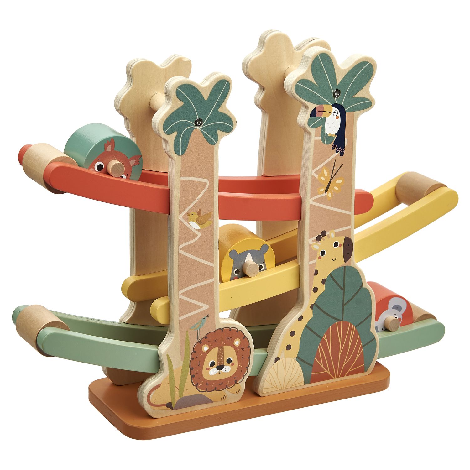 Voir la diapositive 6 : ONE TWO FUN Mon Arbre à Animaux en bois