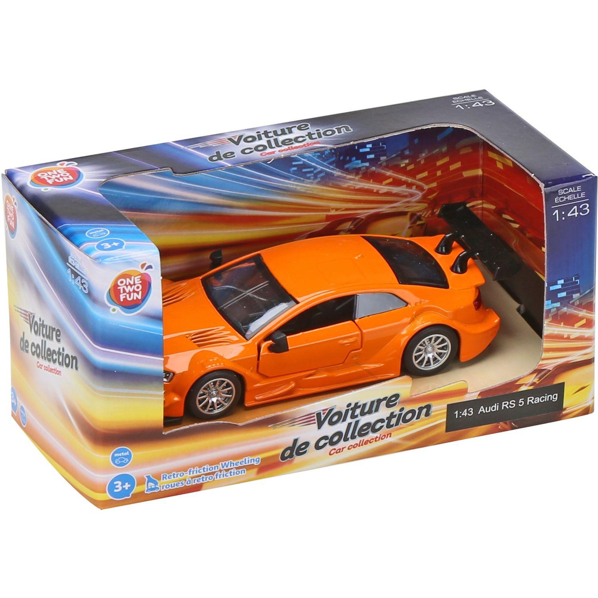 Voir la diapositive 2 : ONE TWO FUN Voiture de Collection Métal Pull Bak City échelle 1/43ème