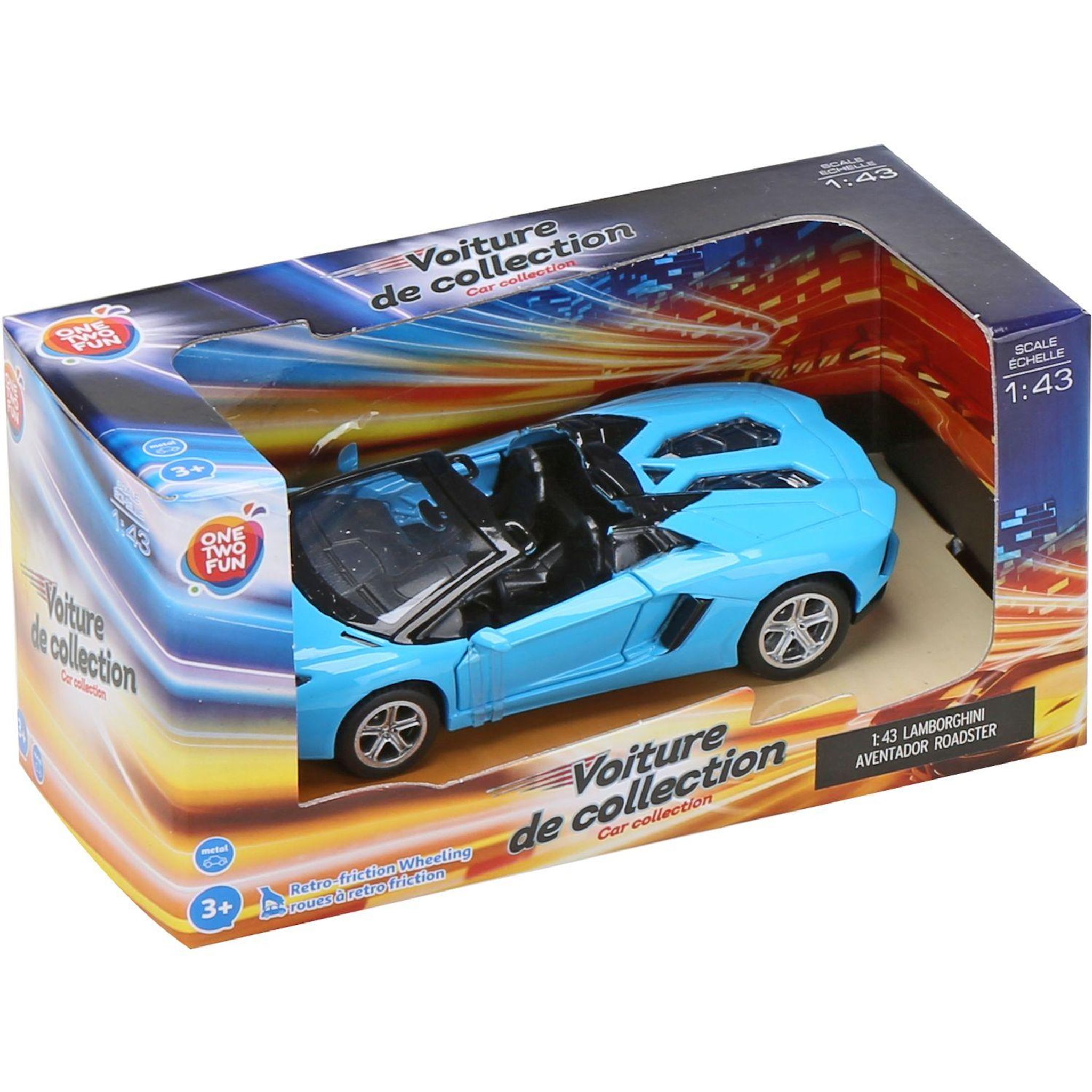 Voir la diapositive 3 : ONE TWO FUN Voiture de Collection Métal Pull Bak City échelle 1/43ème