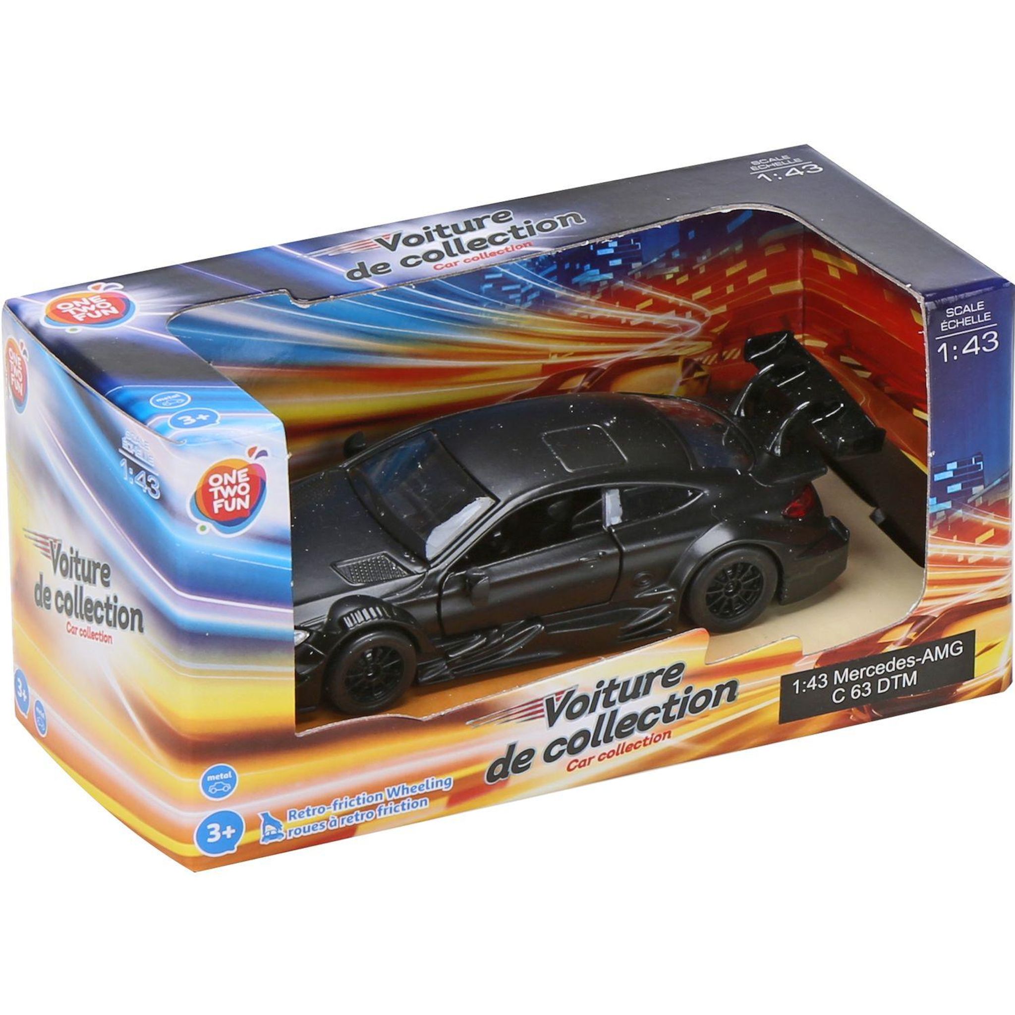 Voir la diapositive 5 : ONE TWO FUN Voiture de Collection Métal Pull Bak City échelle 1/43ème
