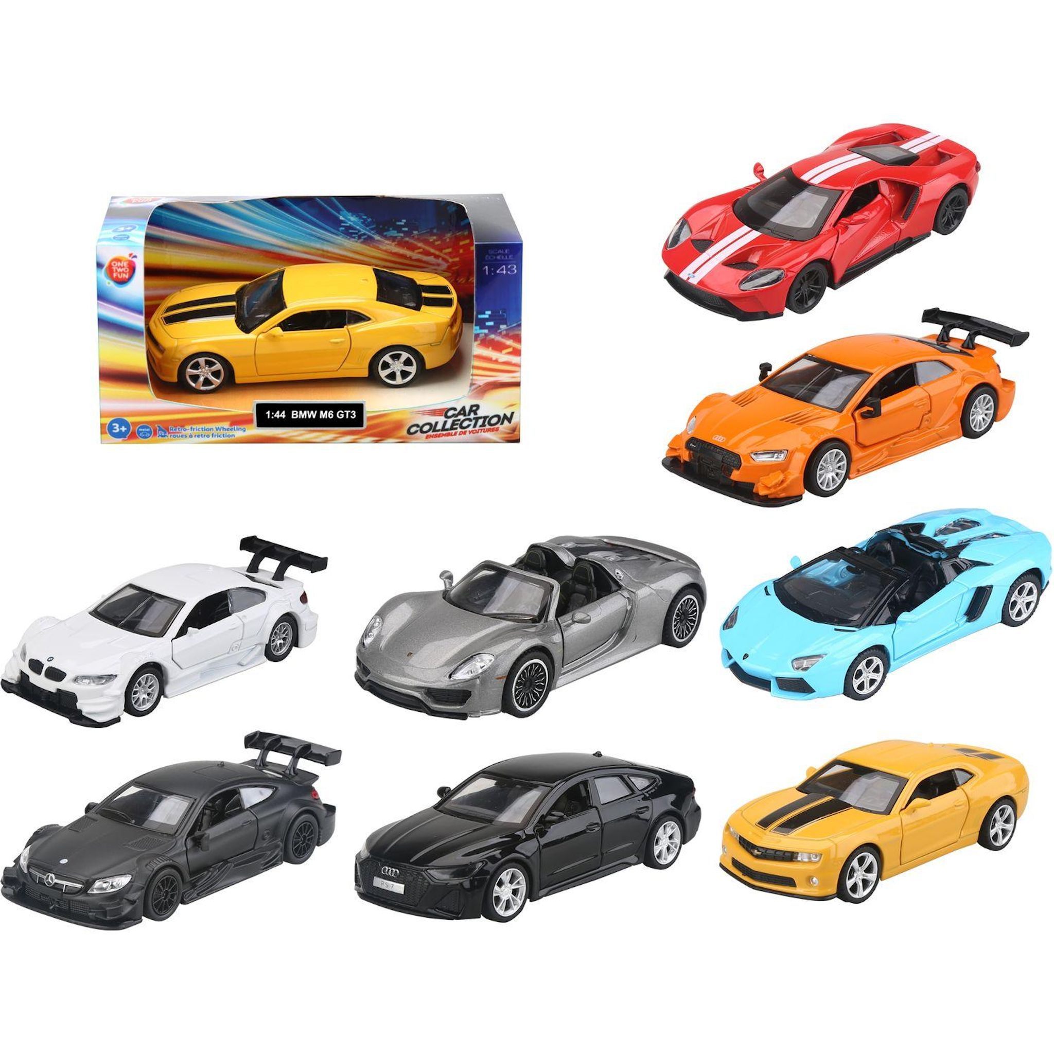 Voir la diapositive 6 : ONE TWO FUN Voiture de Collection Métal Pull Bak City échelle 1/43ème