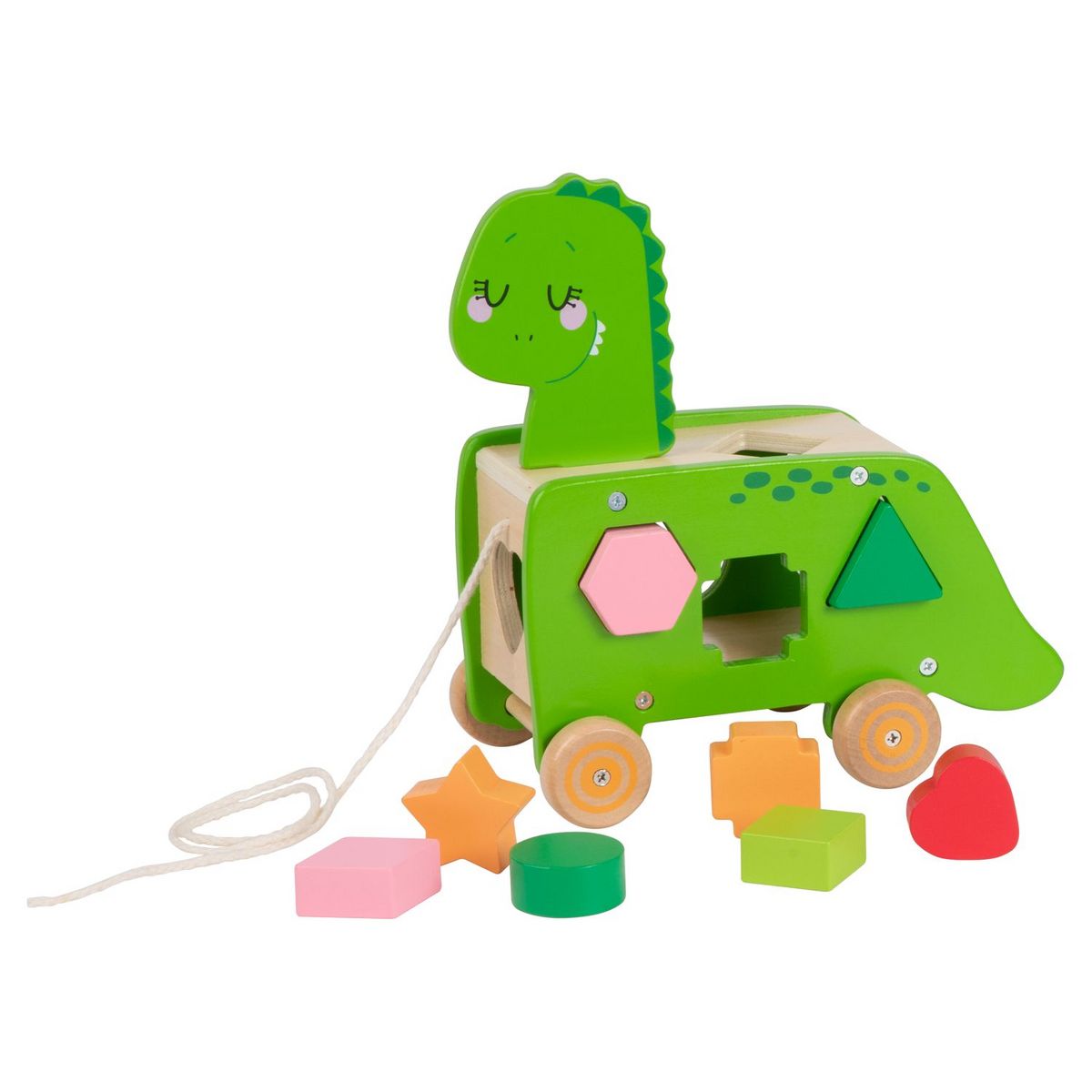 ONE TWO FUN Ma boite à formes DINO en bois FSC