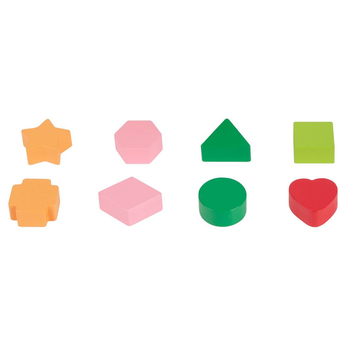 ONE TWO FUN Ma boite à formes DINO en bois FSC