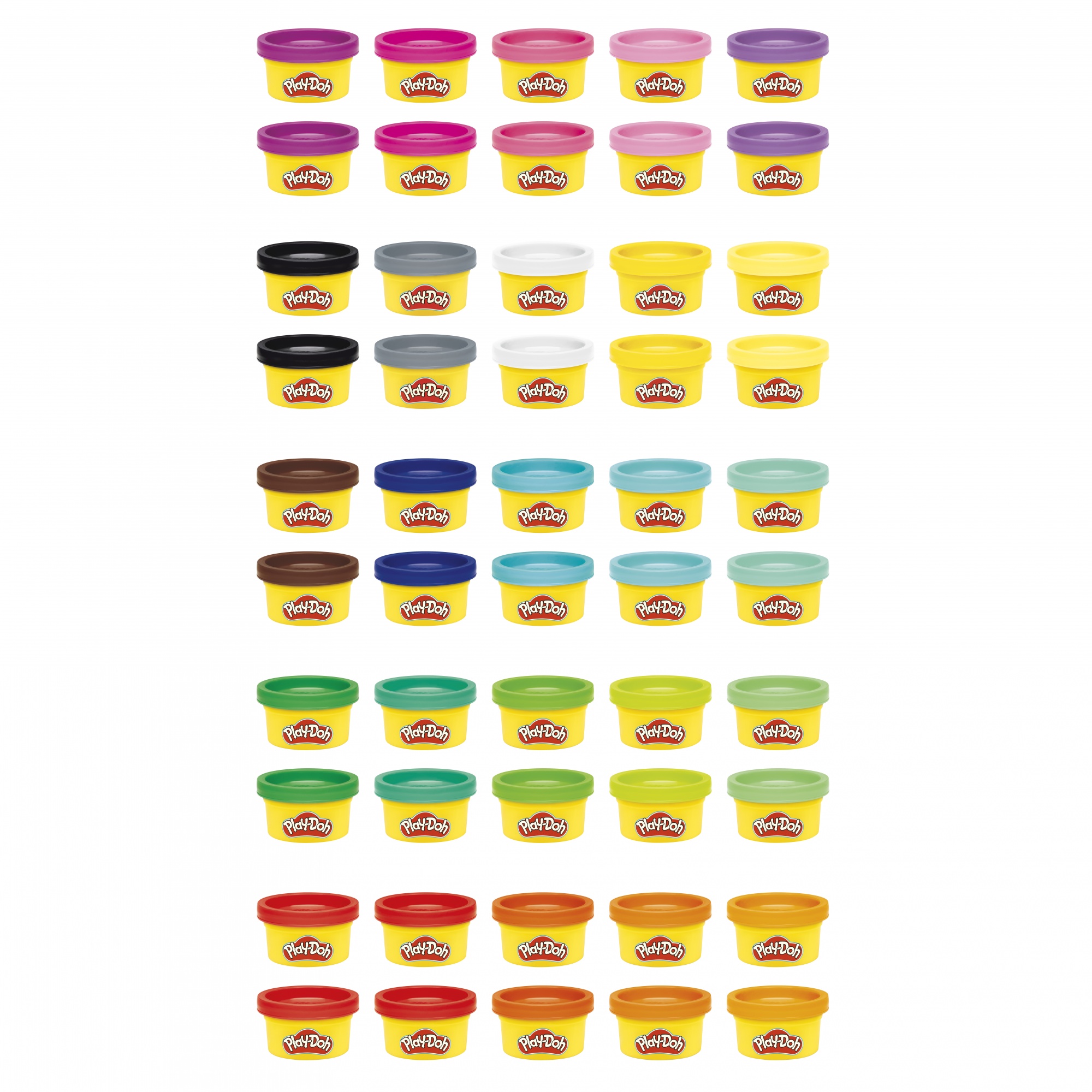 Voir la diapositive 5 : HASBRO Pack Pâte à modeler x 50 O Fun Play-Doh