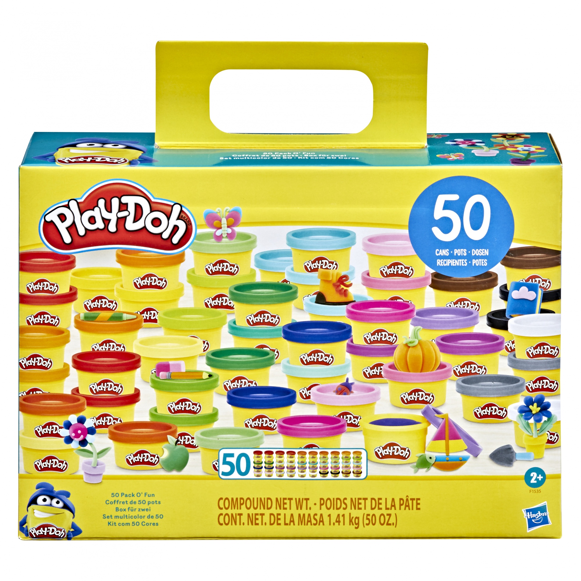 Voir la diapositive 6 : HASBRO Pack Pâte à modeler x 50 O Fun Play-Doh