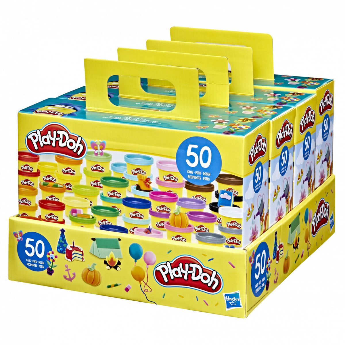 HASBRO Pack Pâte à modeler x 50 O Fun Play-Doh