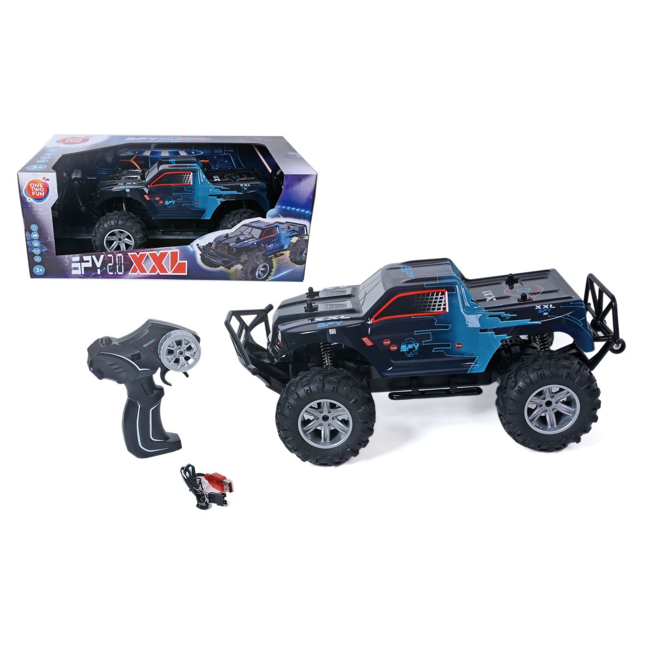 Voir la diapositive 3 : ONE TWO FUN Véhicule RC SPY 2.0 XXL