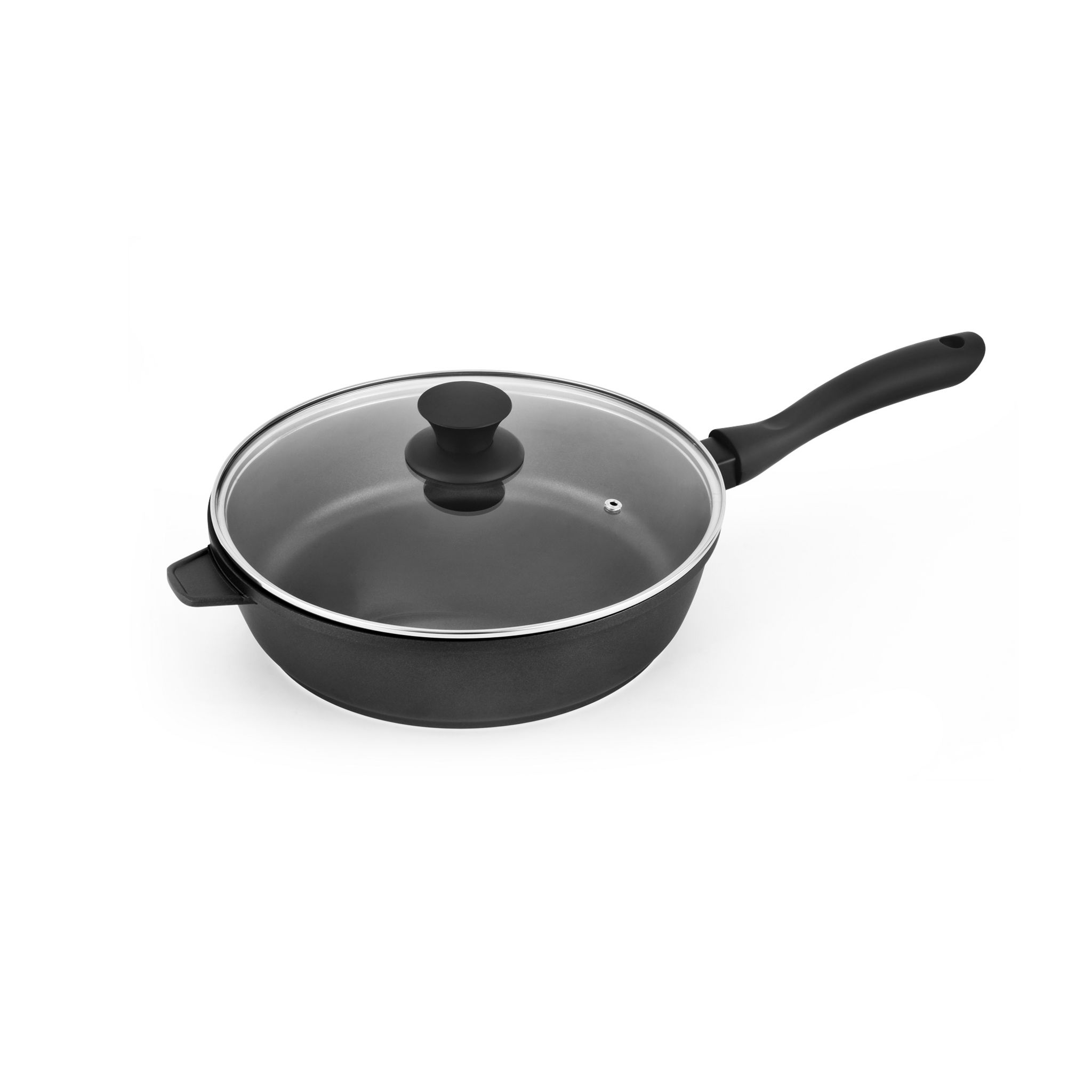 Voir la diapositive 3 : KITCHENCOOK Sauteuse 28 cm TFI + couvercle