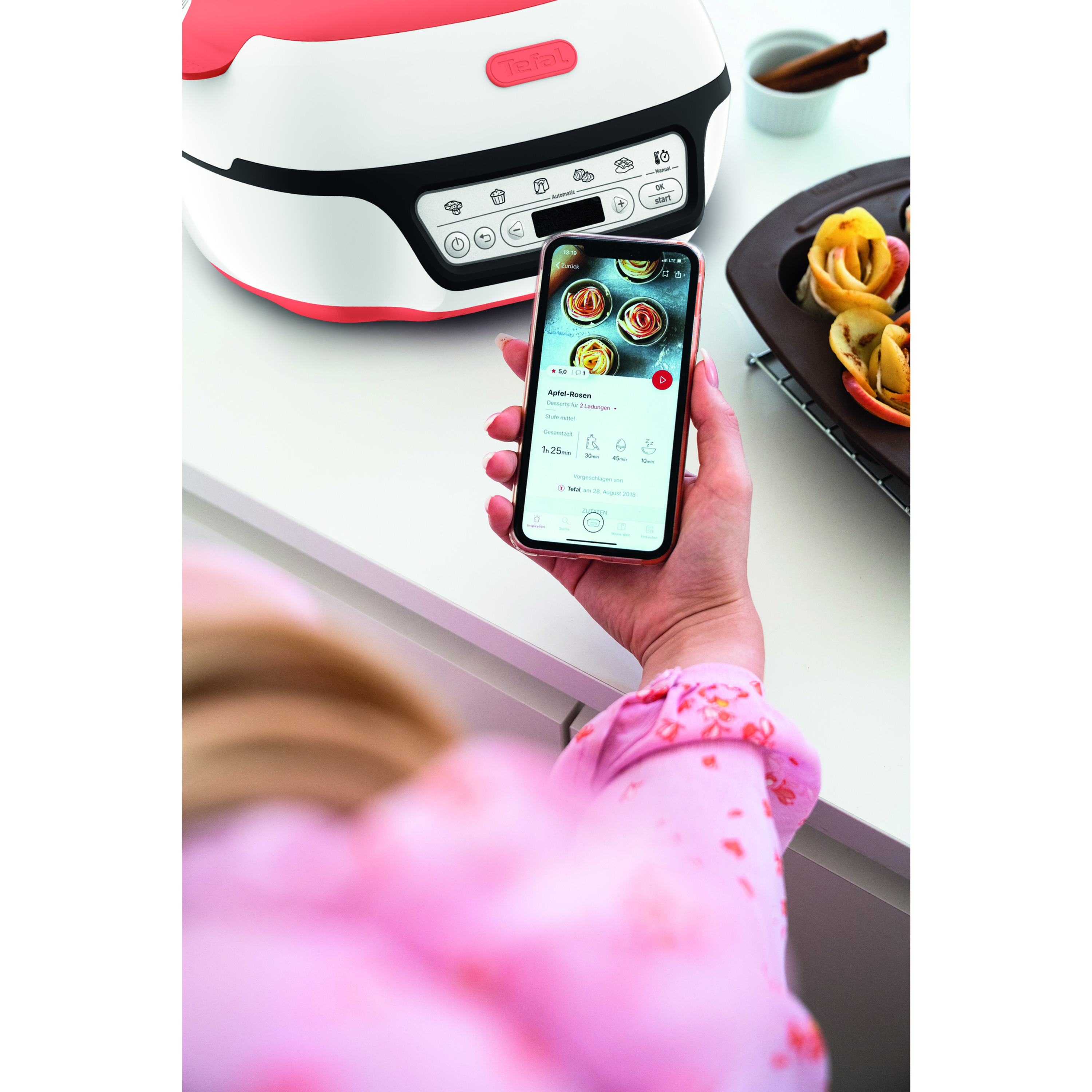 Voir la diapositive 6 : TEFAL Cake factory Tutti Frutti KD801510 - Blanc