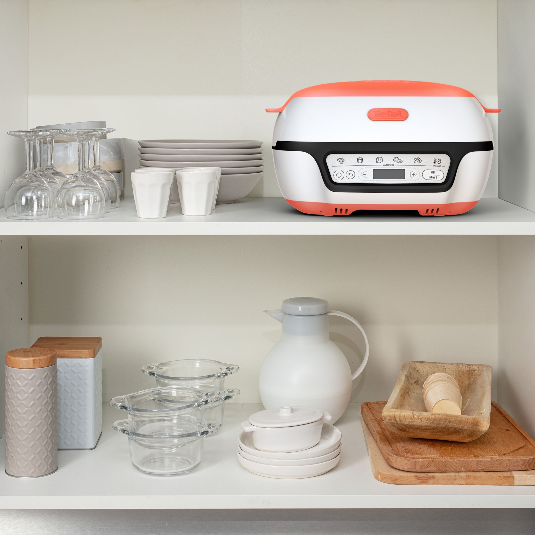 Voir la diapositive 7 : TEFAL Cake factory Tutti Frutti KD801510 - Blanc