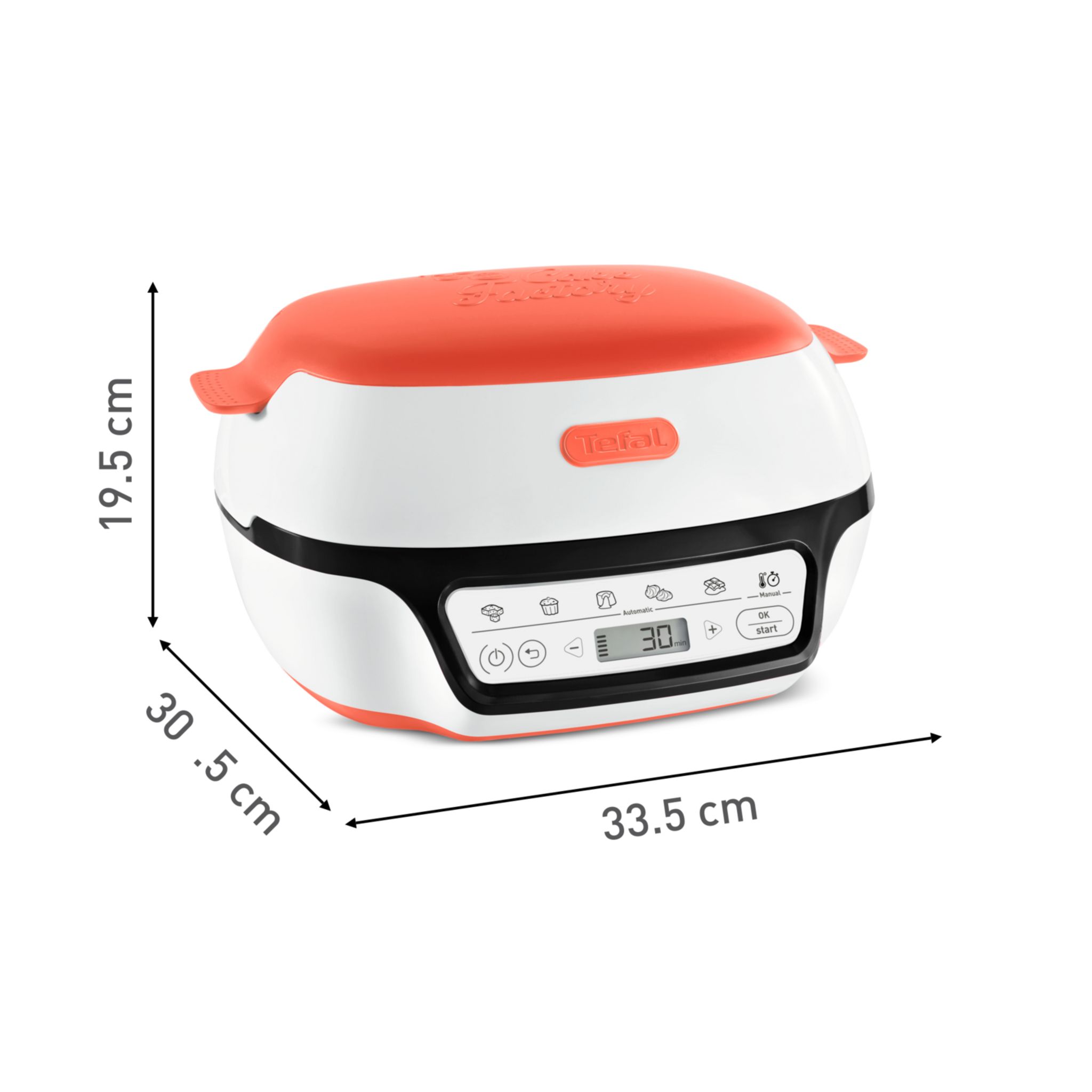 Voir la diapositive 9 : TEFAL Cake factory Tutti Frutti KD801510 - Blanc