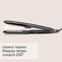 Voir la diapositive 9 : BABYLISS Lisseur vapeur ST493E - Noir