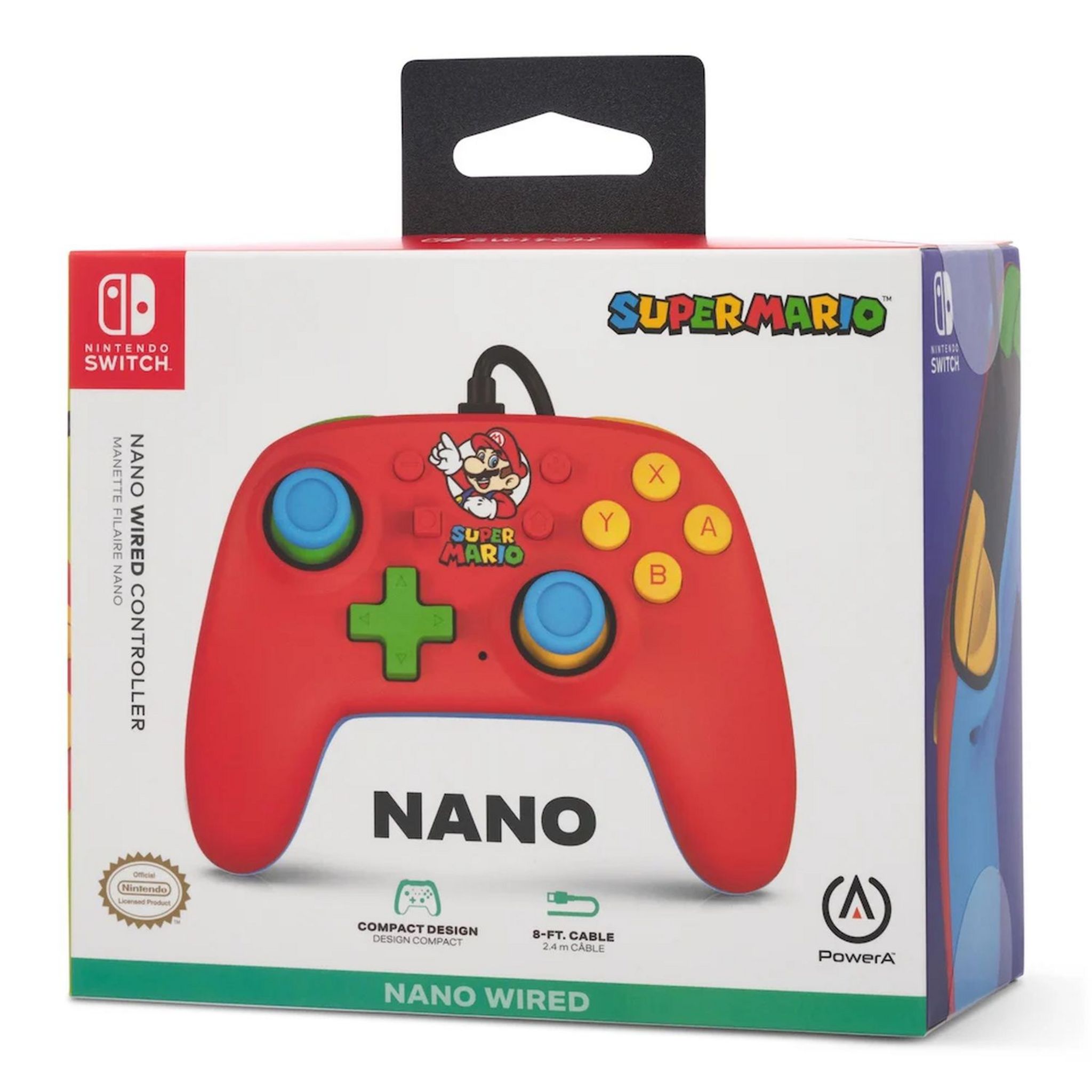 Voir la diapositive 3 : Manette Filaire Mario Rouge Nintendo Switch