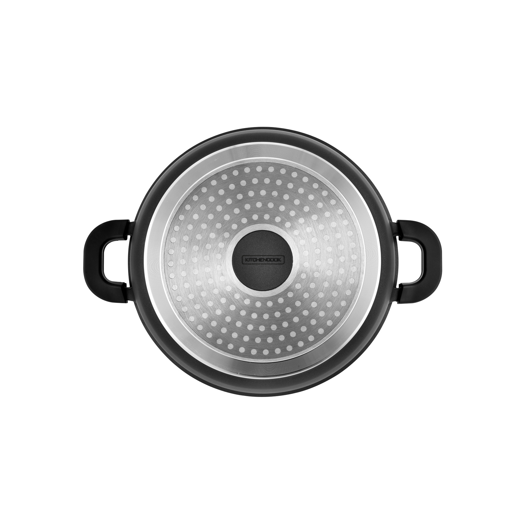 Voir la diapositive 5 : KITCHENCOOK Faitout 40 cm TFI + couvercle