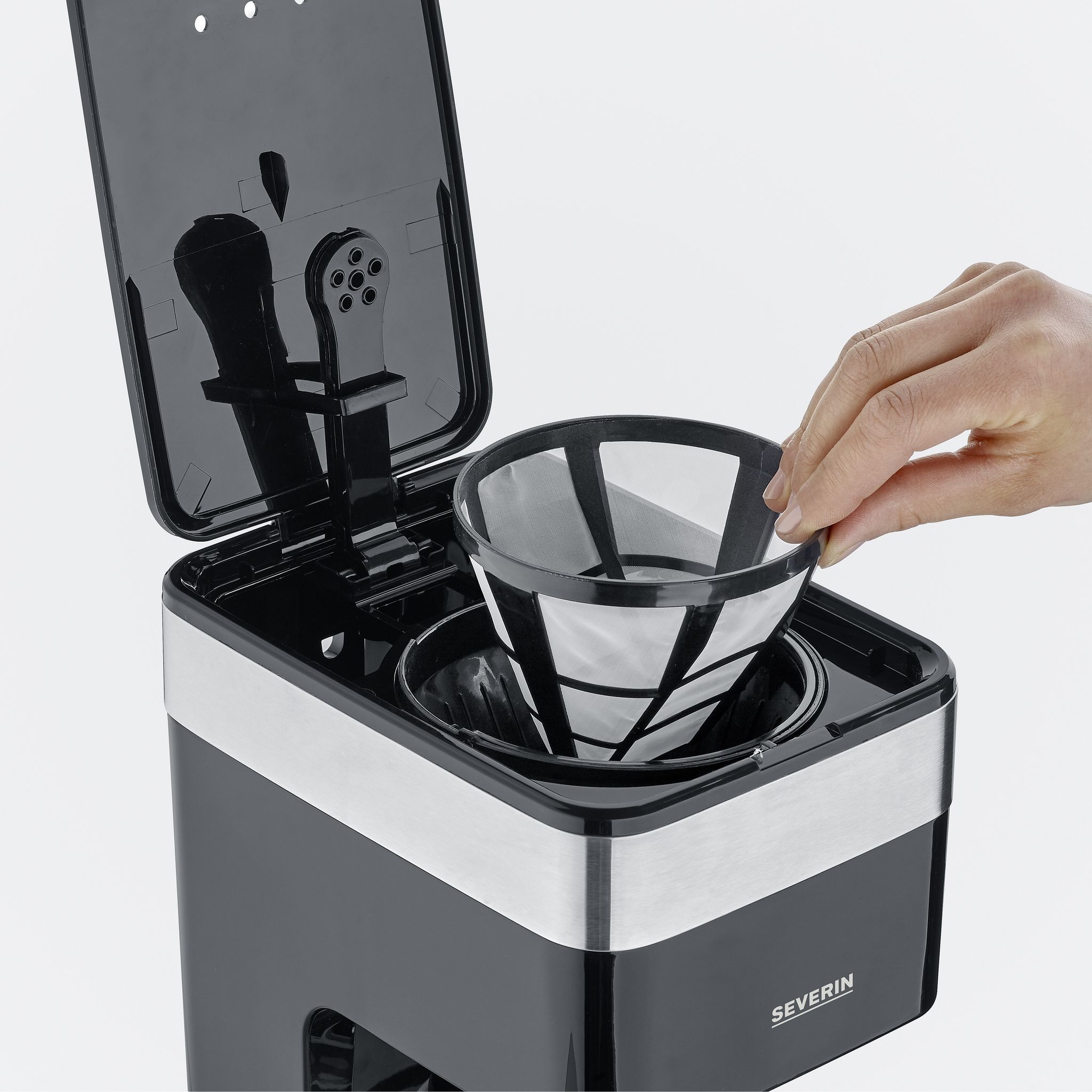 Voir la diapositive 6 : SEVERIN Cafetière à filtre KA9263 - Noir