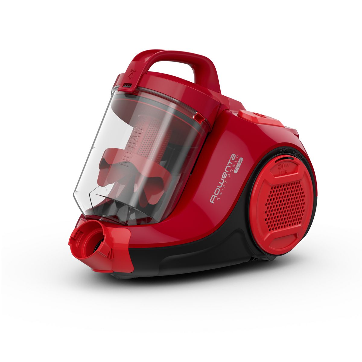 ROWENTA Aspirateur traîneau sans sac&nbsp;Swift Power Cyclonic &nbsp; RO2913EA - Rouge