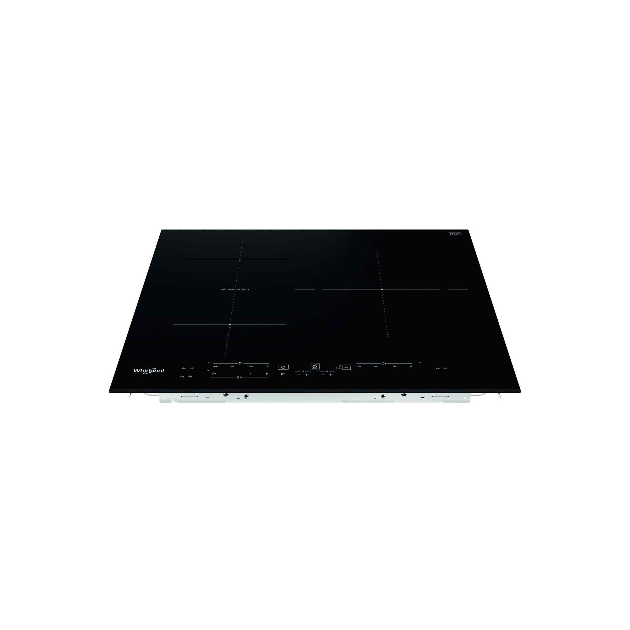Voir la diapositive 9 : WHIRLPOOL Table de cuisson induction encastrable WBB3760BF, 56 cm, 3 foyers