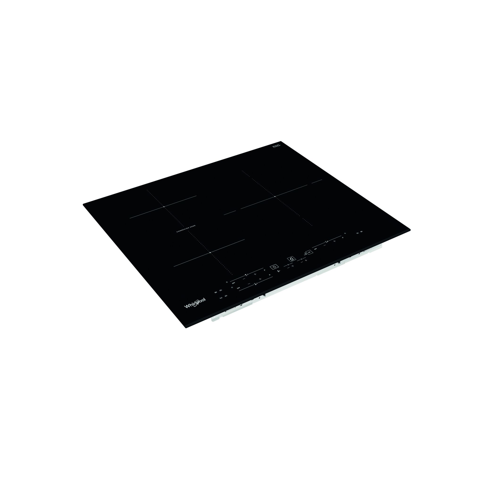 Voir la diapositive 10 : WHIRLPOOL Table de cuisson induction encastrable WBB3760BF, 56 cm, 3 foyers