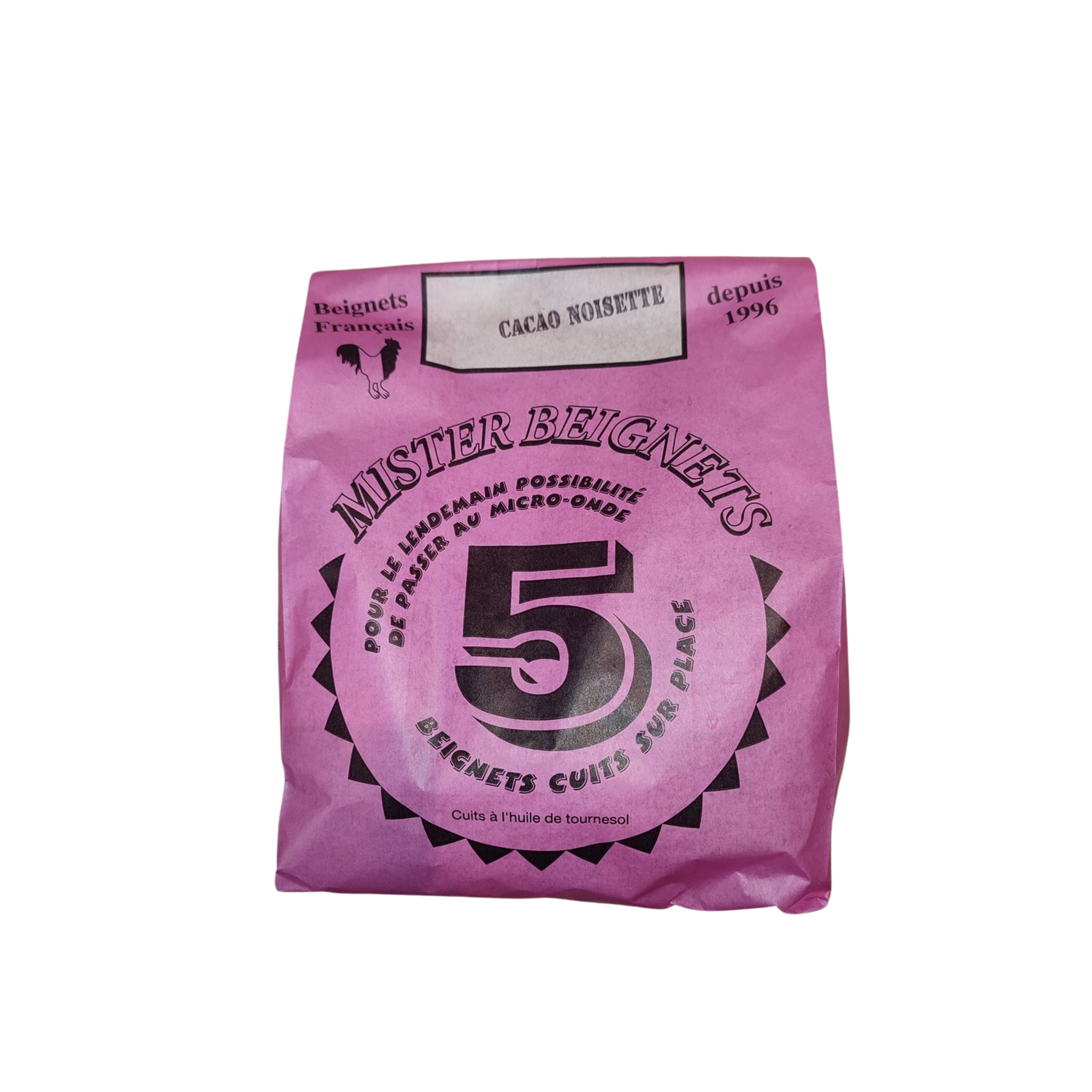 MISTER BEIGNETS Beignets cacao noisette 5 pièces 280g