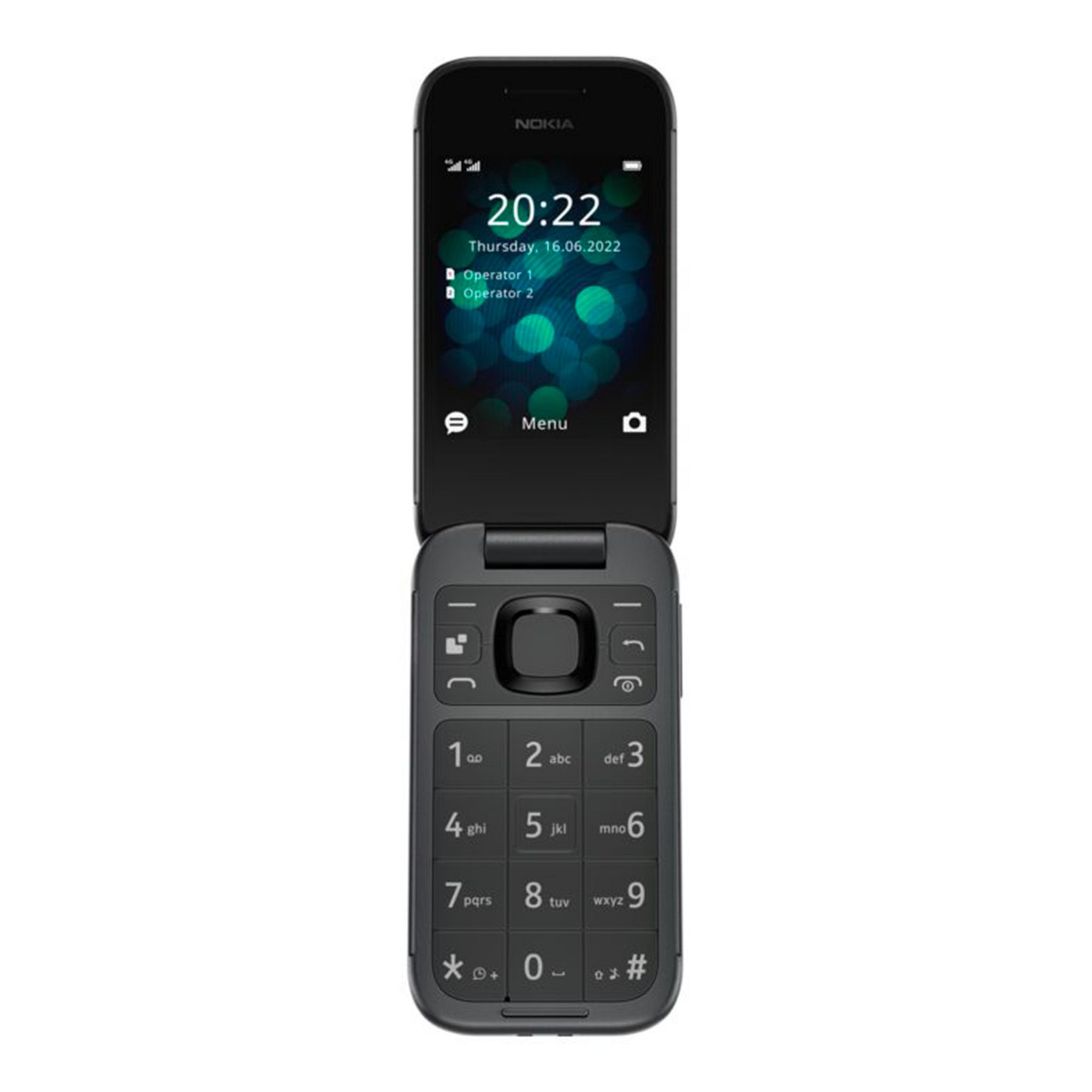 Voir la diapositive 2 : NOKIA Téléphone portable 2660 Flip - Noir