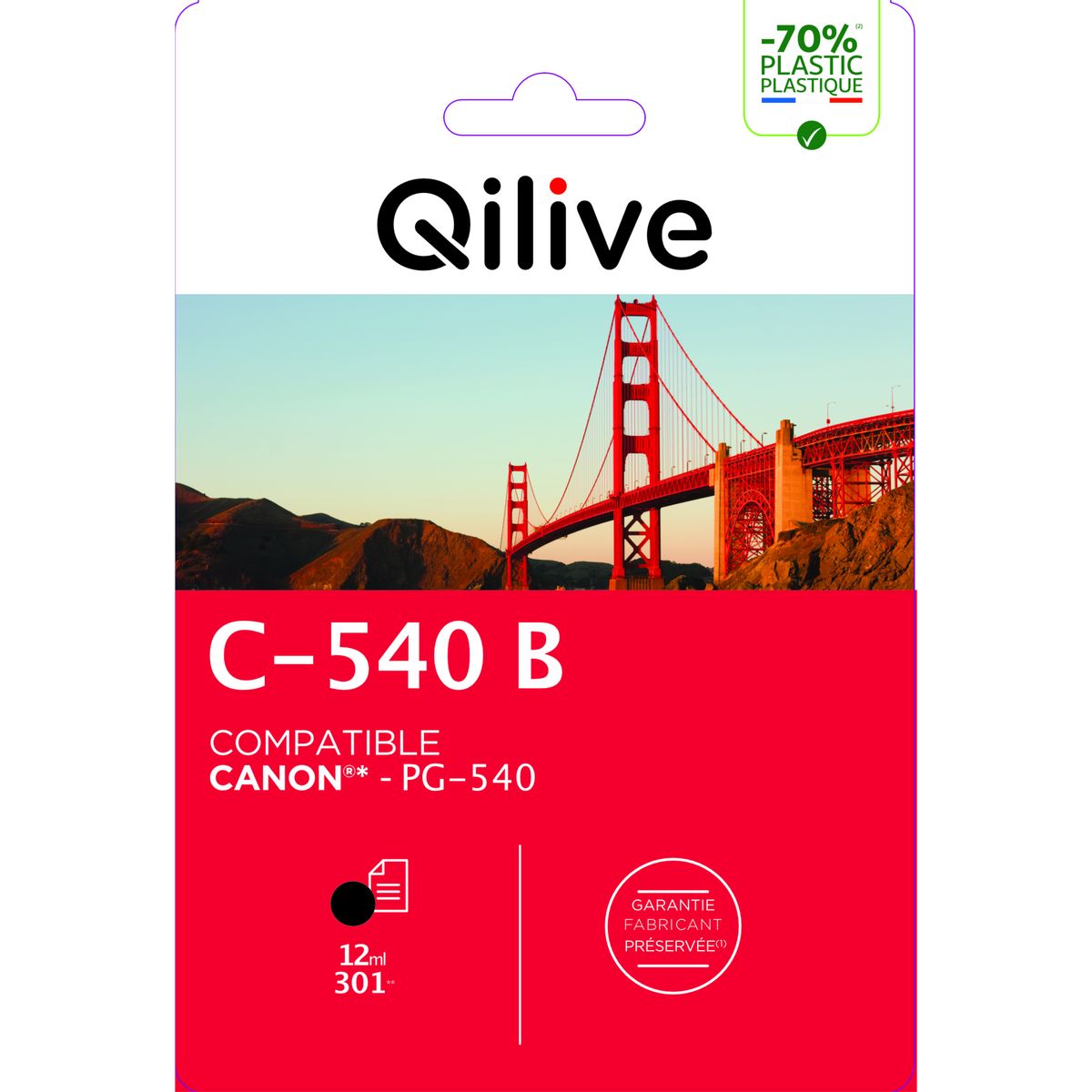 QILIVE Cartouche imprimante C PGI 540 - Noir