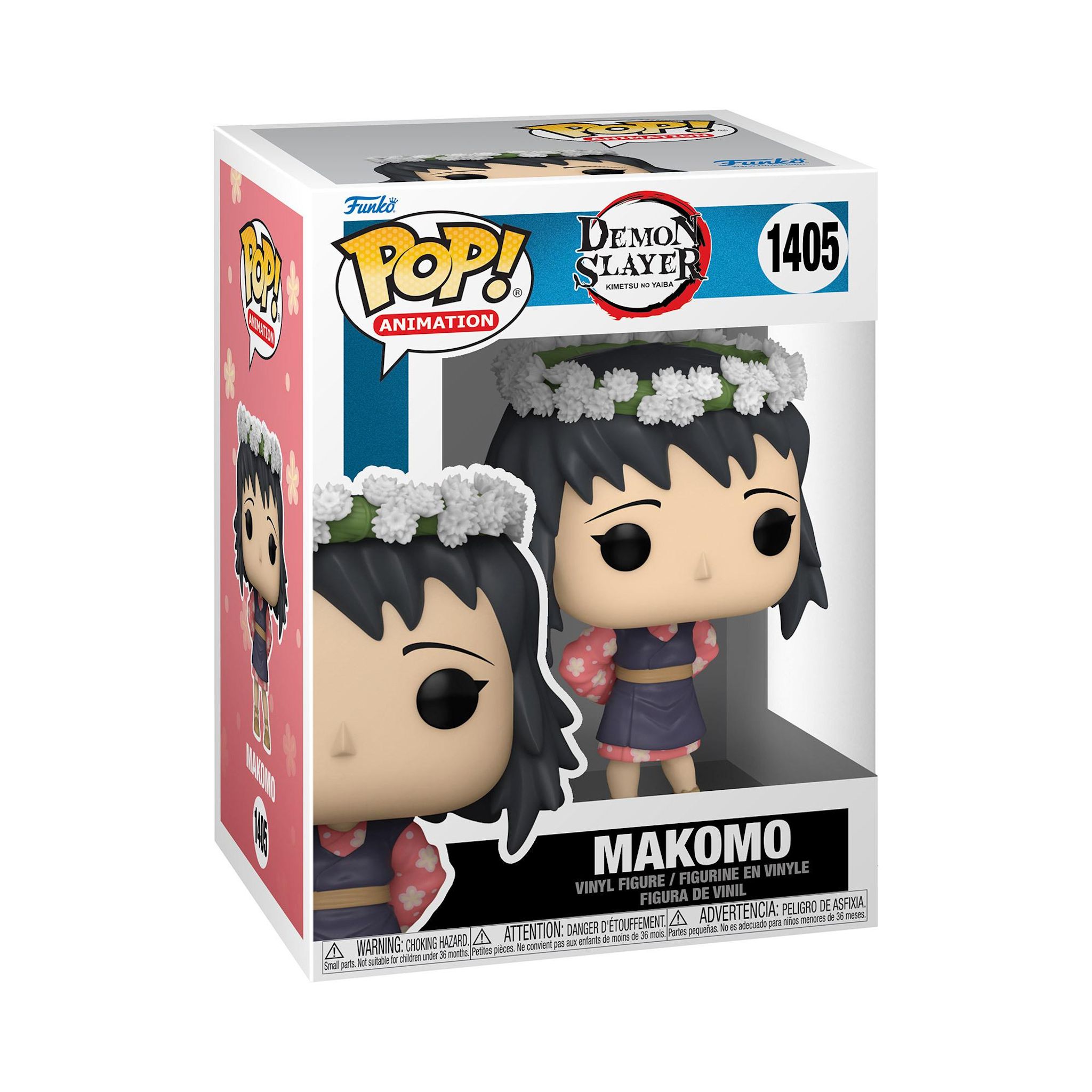 FUNKO Figurine Pop Animation Demon Slayer Makomo Flower Headdress