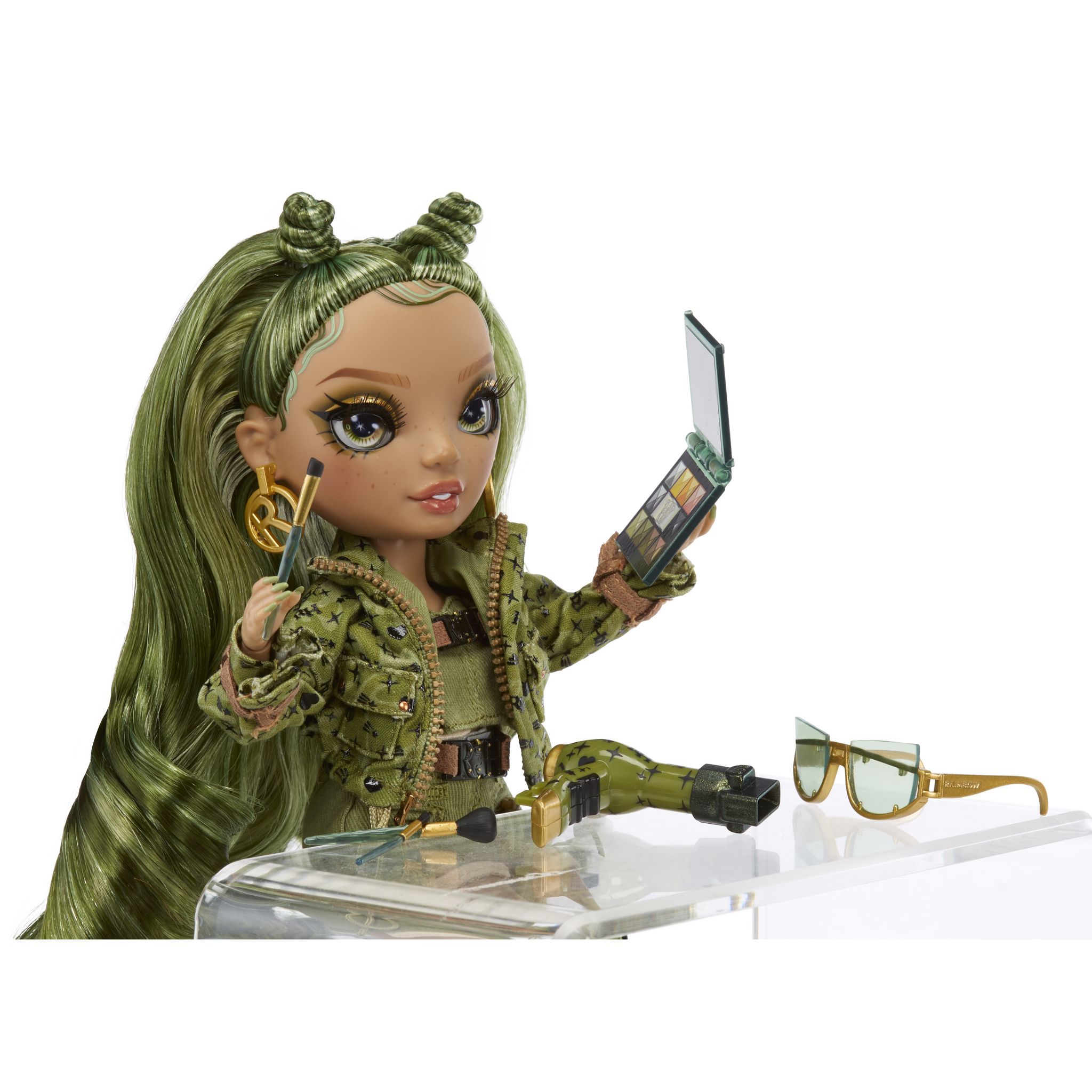 Voir la diapositive 2 : MGA Poupée Rainbow High Fashion - Olivia Vert
