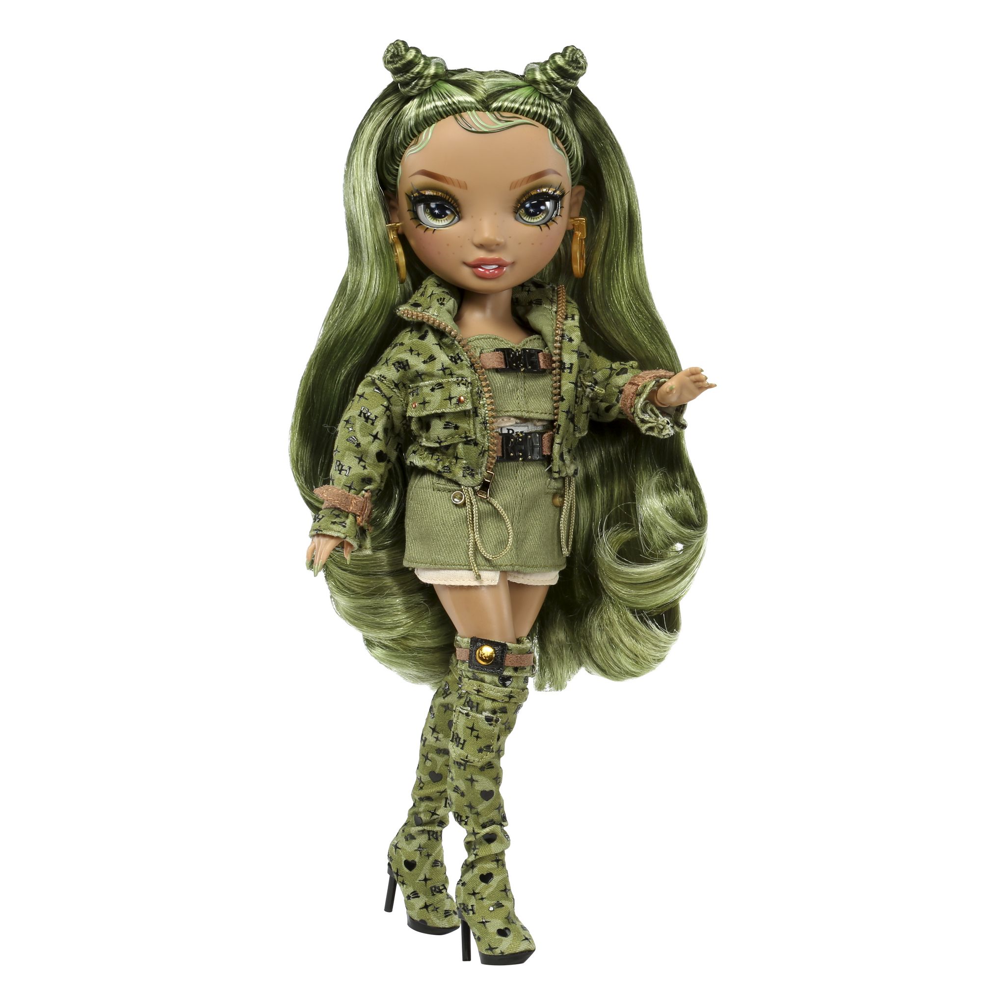 Voir la diapositive 4 : MGA Poupée Rainbow High Fashion - Olivia Vert